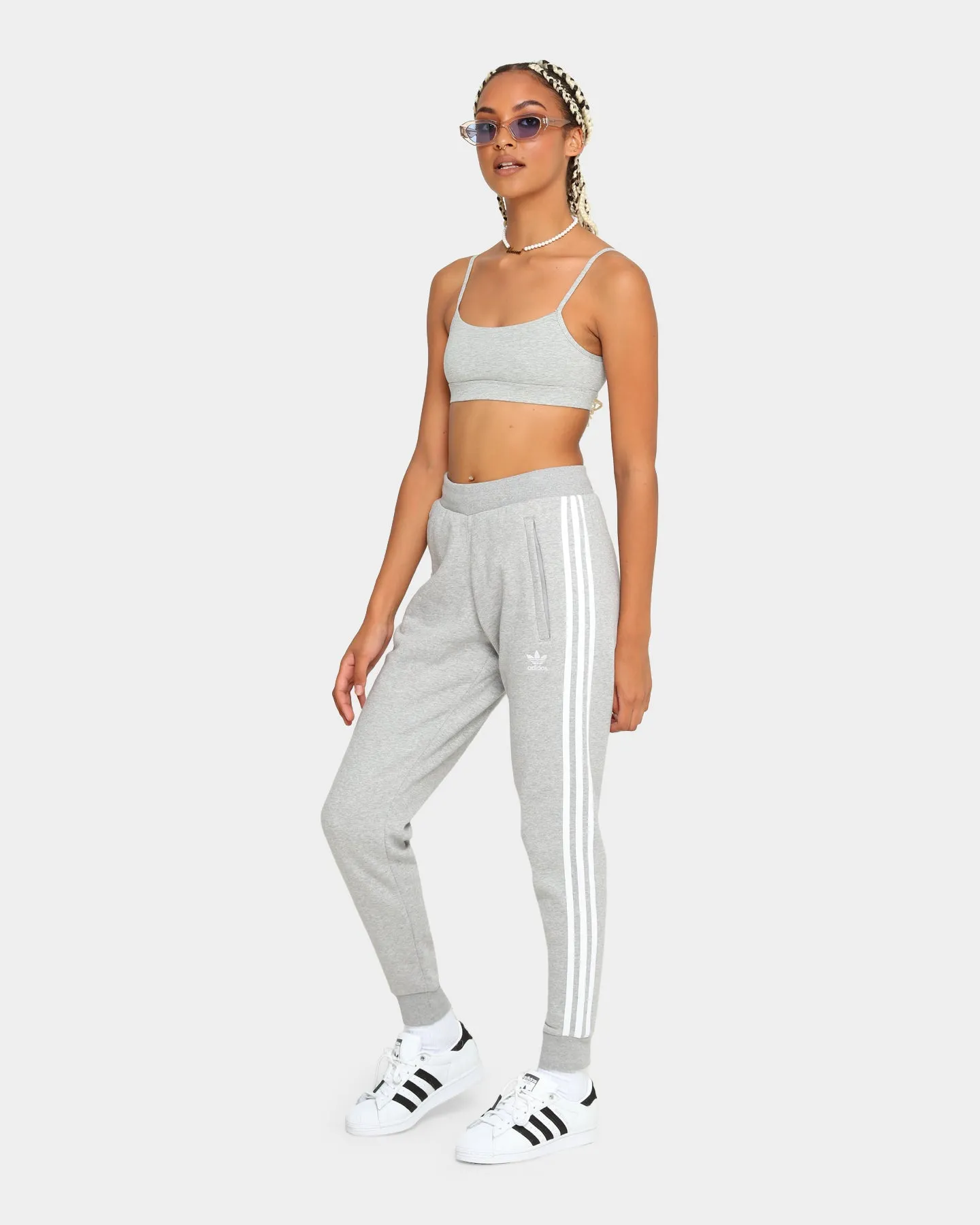 Adidas 3-Stripes Pant Grey Heather