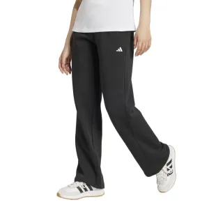Adidas Womens Essentials Small Logo Feel Cozy Open-Hem Trackpant