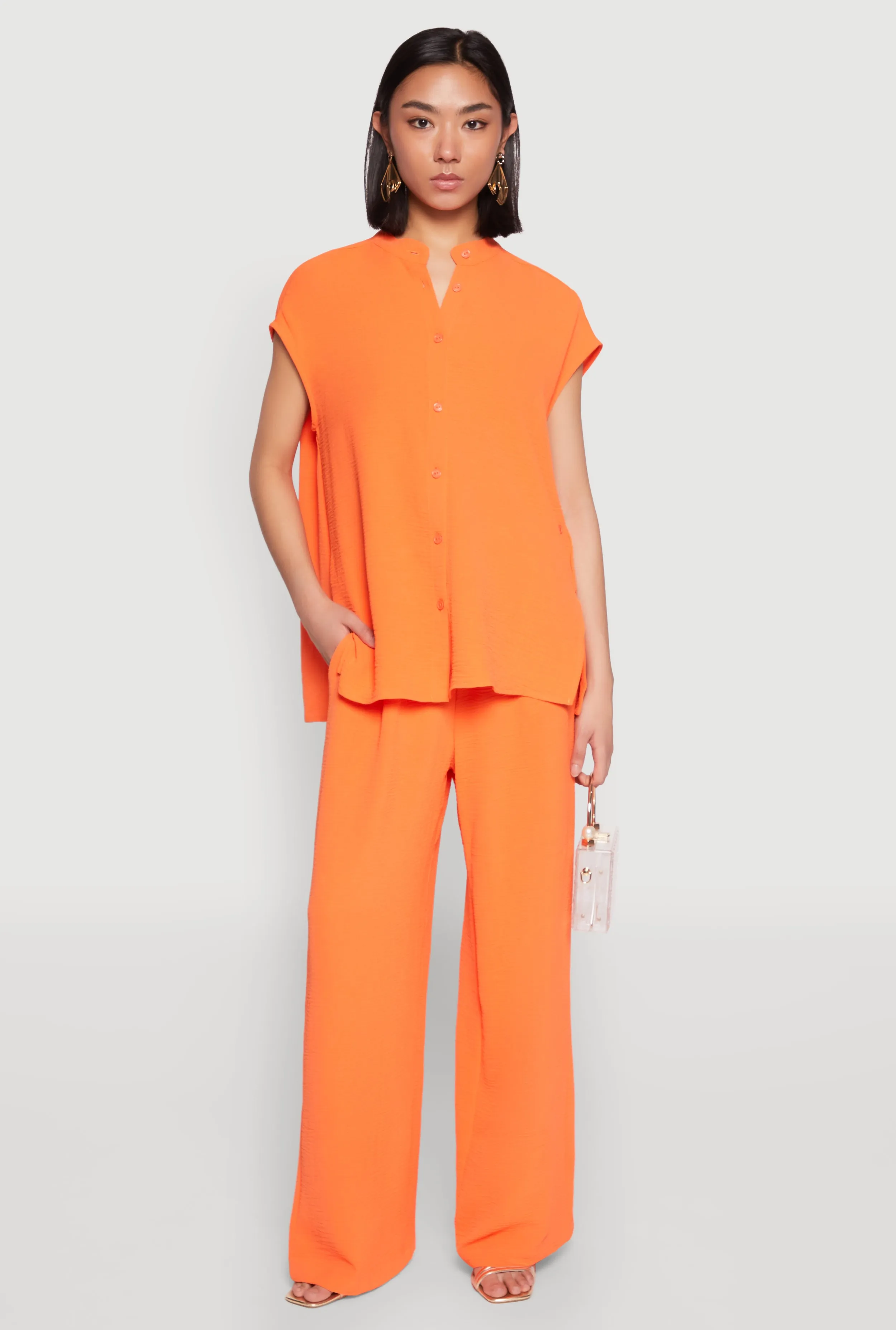 Airy Wide Leg Pants