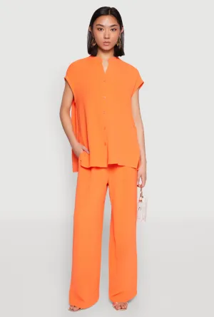 Airy Wide Leg Pants