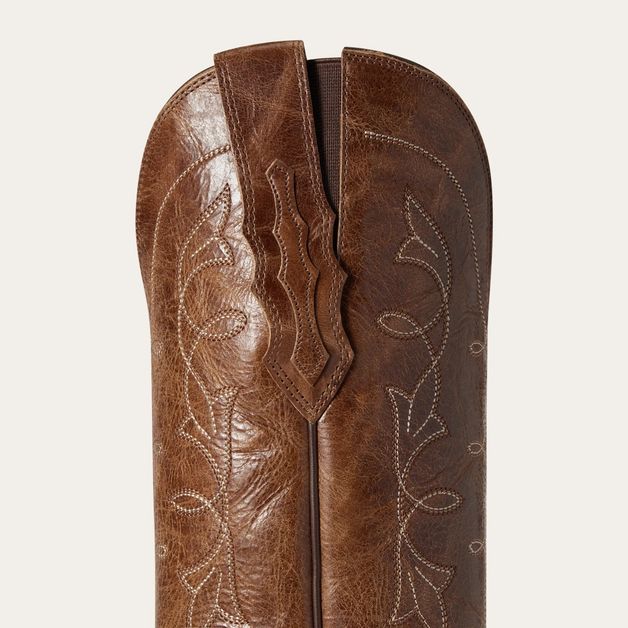 Ariat Ladies 10038313 Heritage D Toe StretchFit Cowboy Boots in Dark Tan