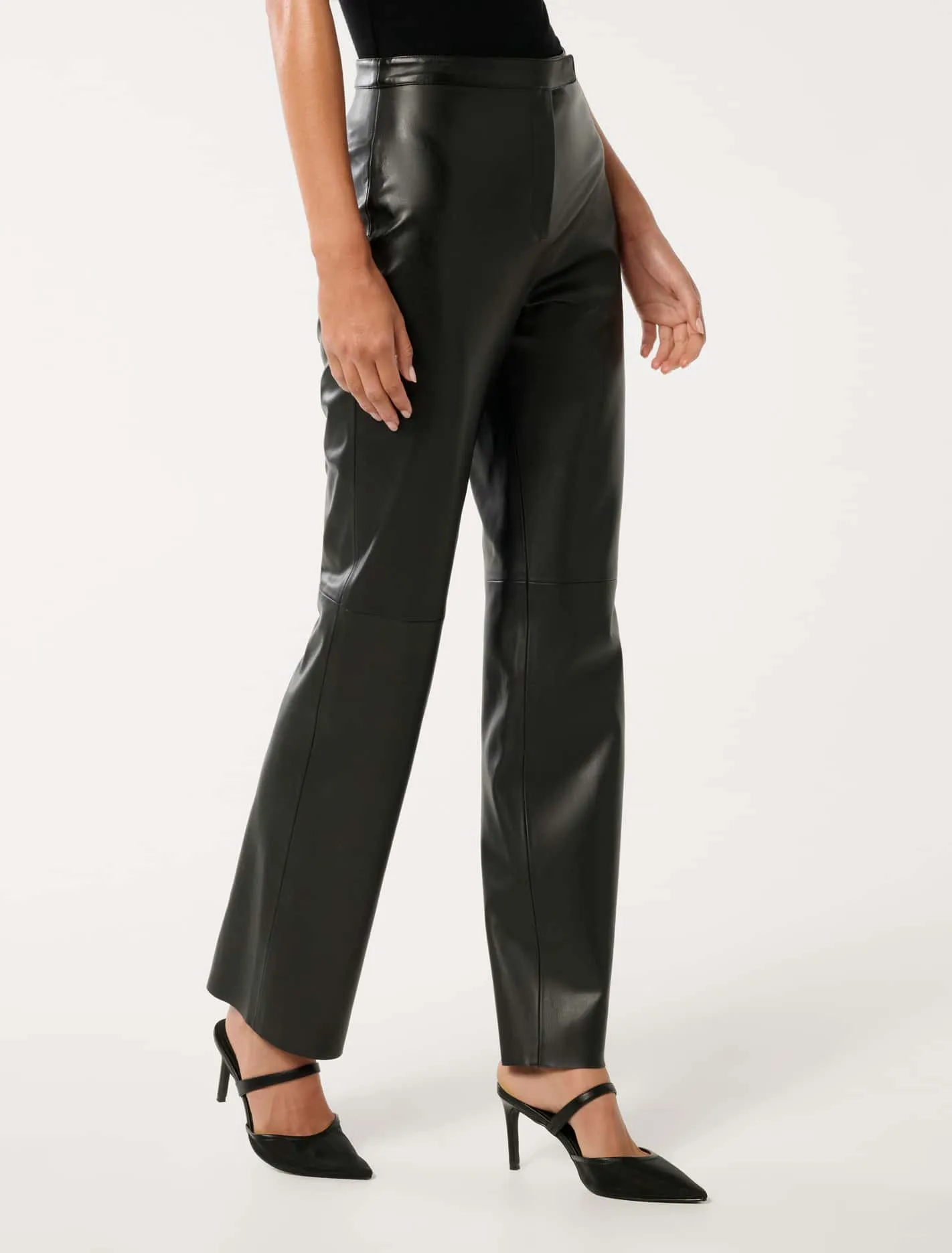 Bailee Vegan Leather Slim Pants