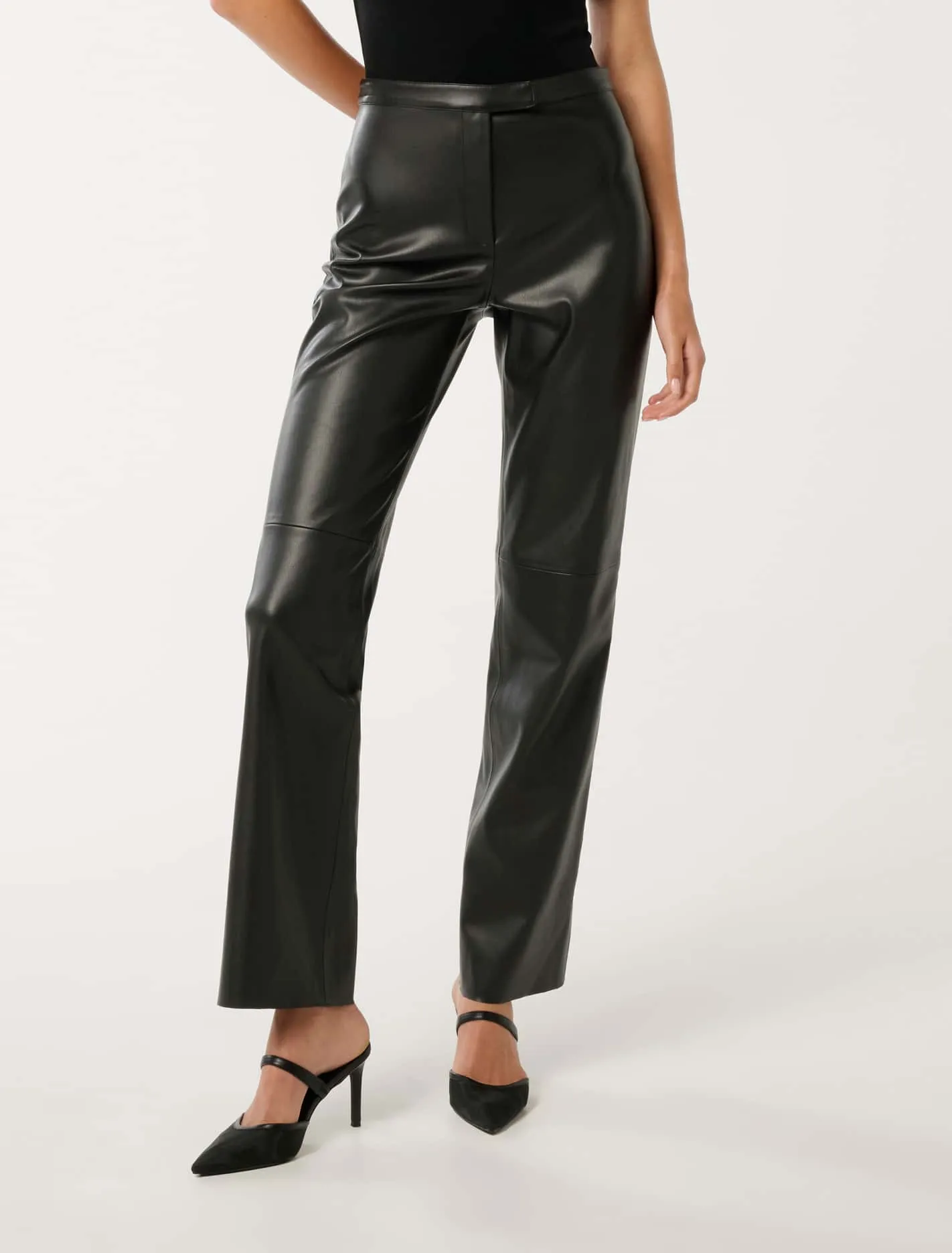 Bailee Vegan Leather Slim Pants