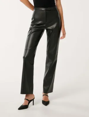 Bailee Vegan Leather Slim Pants