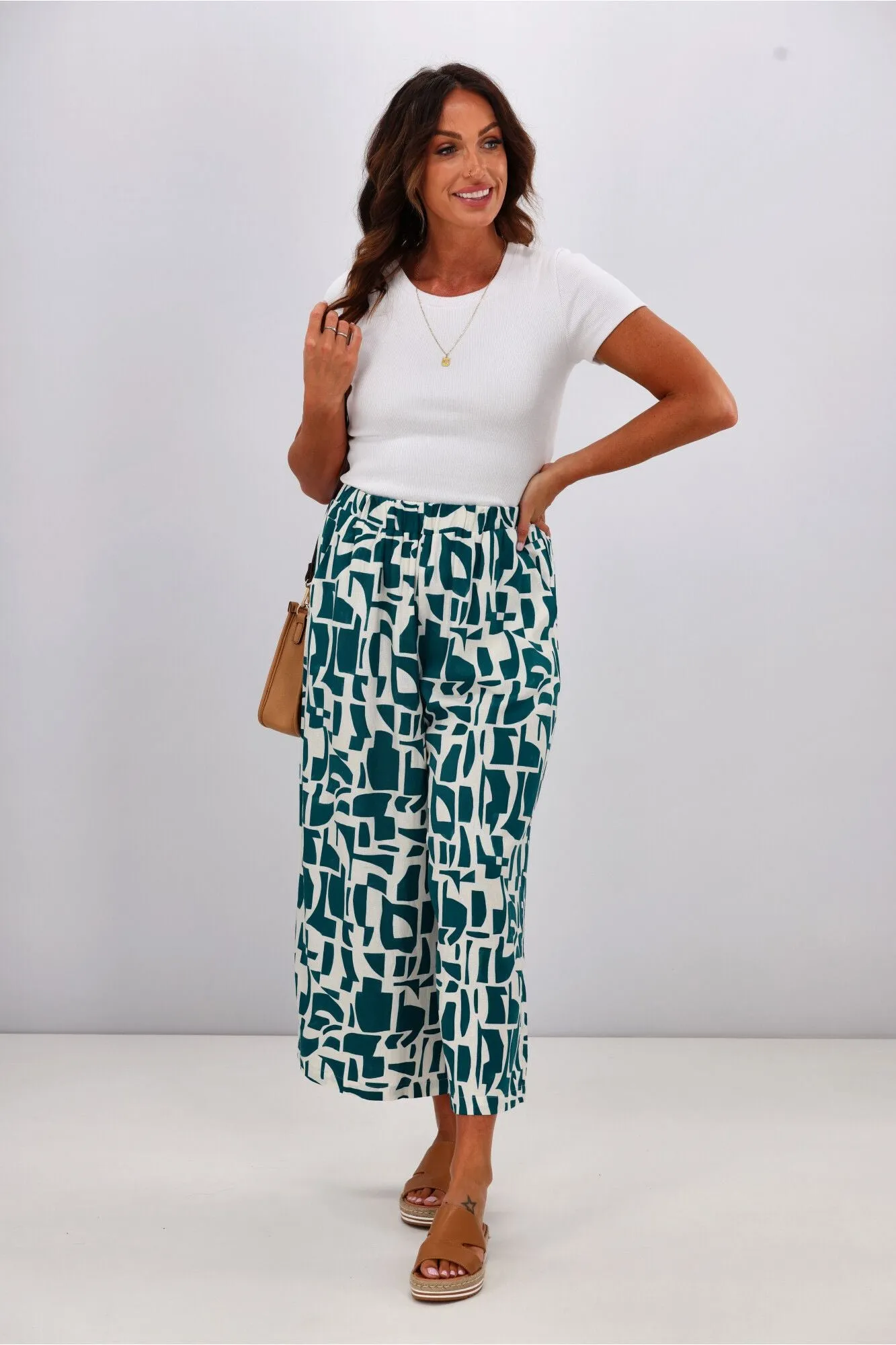 Betty Basics Senorita Pant Geo Print