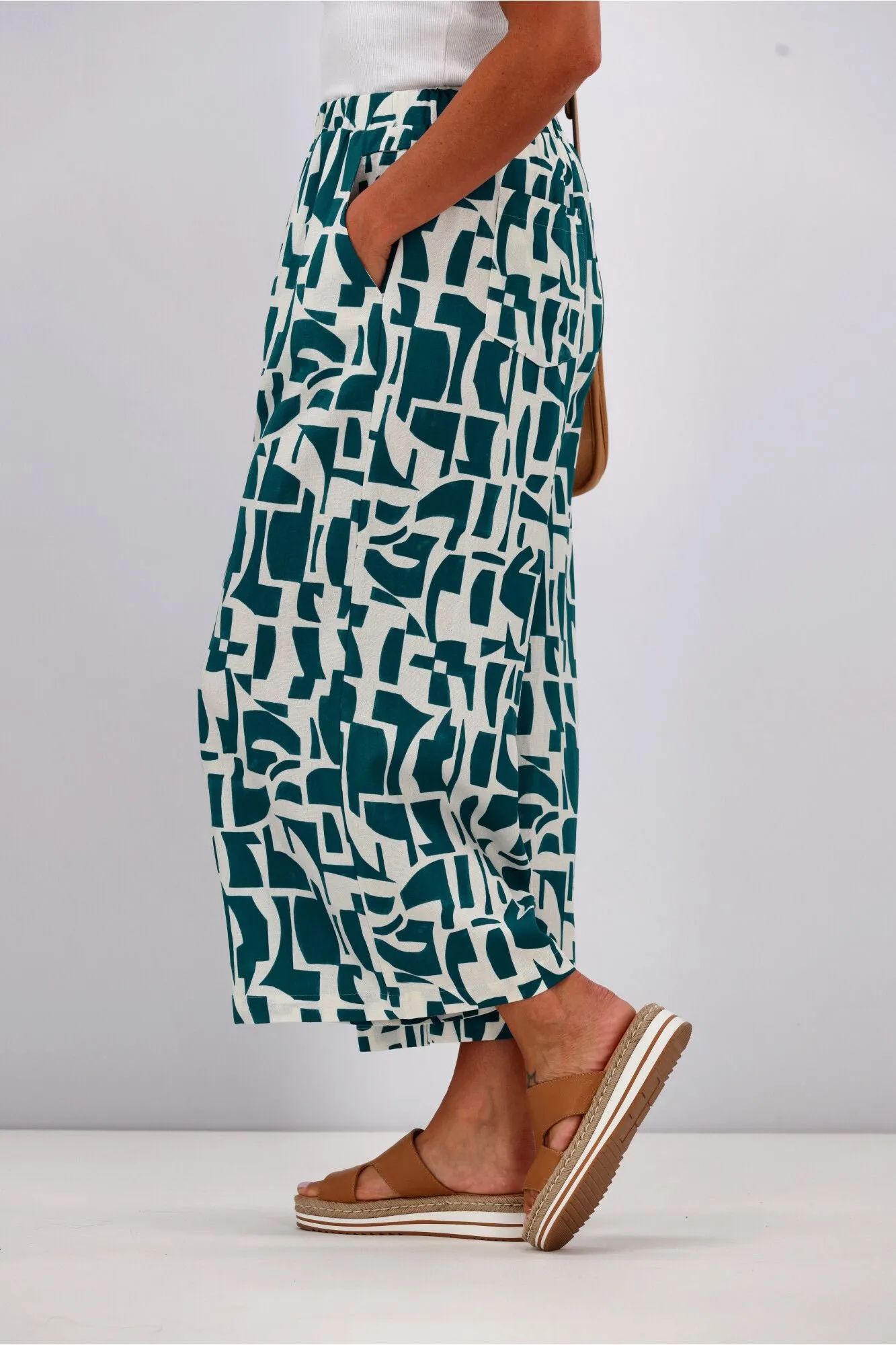 Betty Basics Senorita Pant Geo Print
