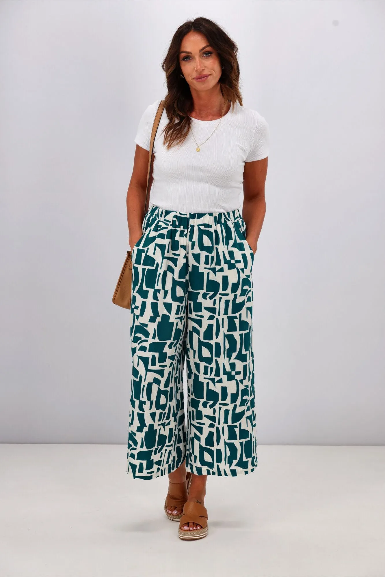 Betty Basics Senorita Pant Geo Print