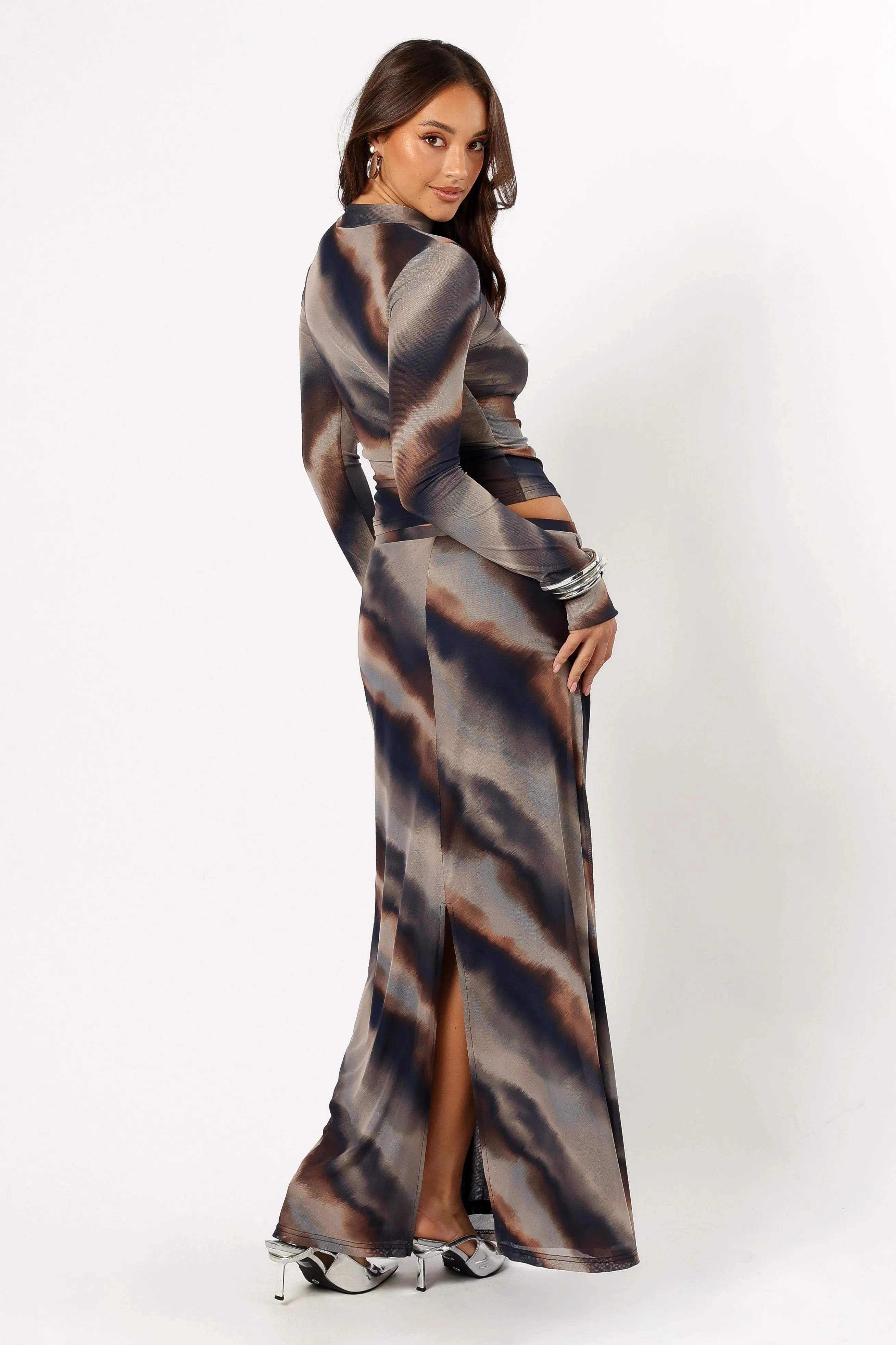 Beverly Maxi Skirt - Dusk Print