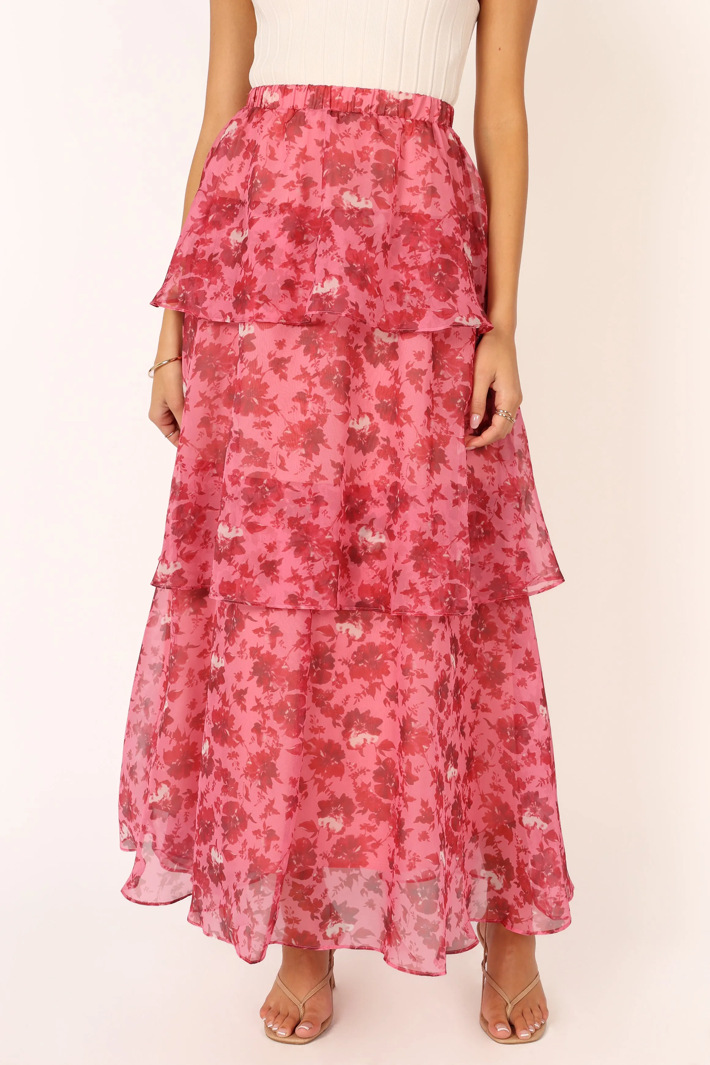 Blaise Frill Skirt - Pink