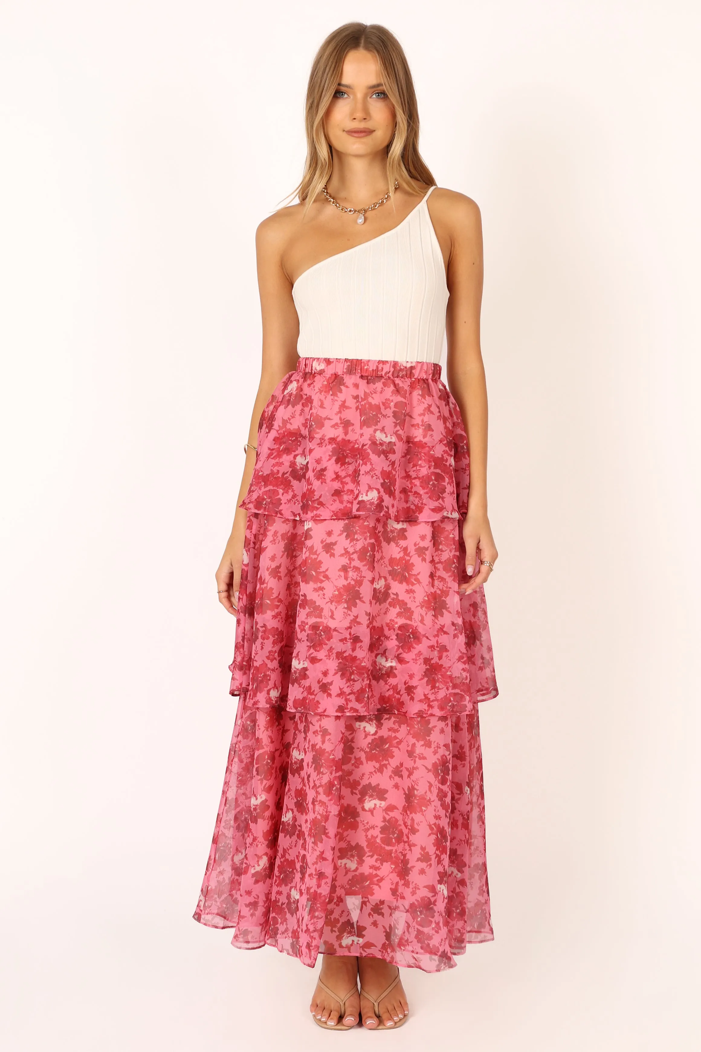 Blaise Frill Skirt - Pink