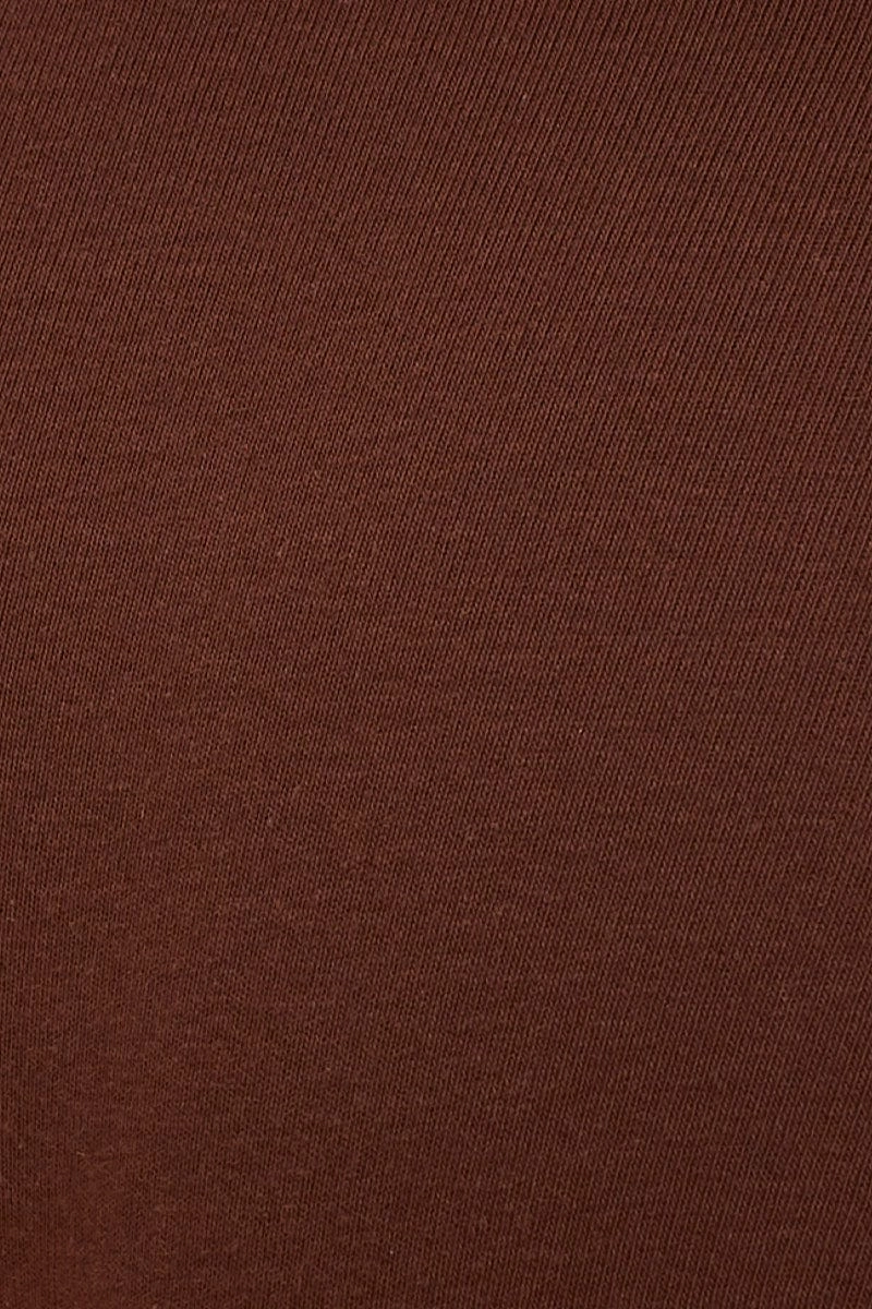 Brown Bikini Brief Cotton Stretch
