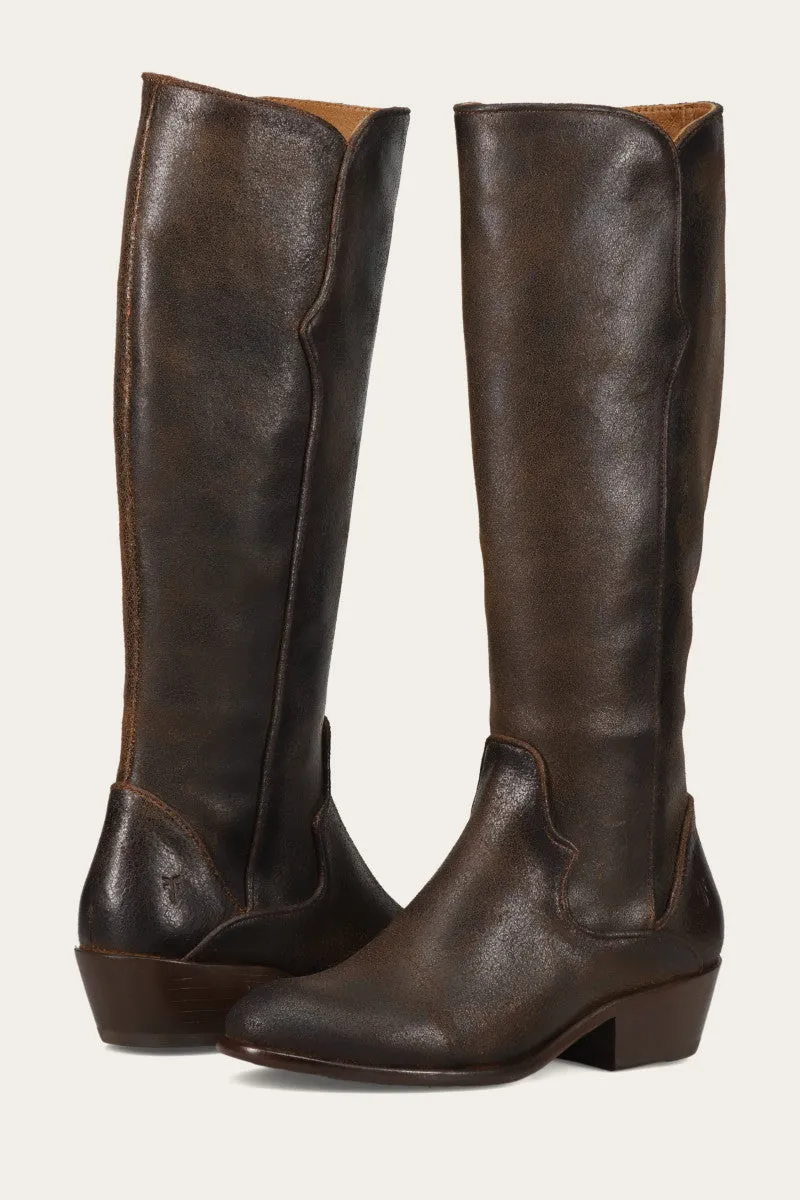 Carson Piping Tall Wide Calf - Pre-Loved
