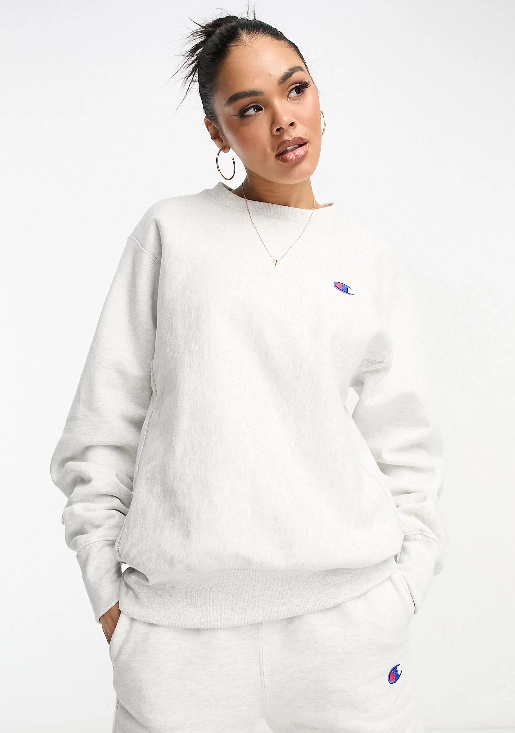 Champion Womens Reverse Weave Oversize Crew