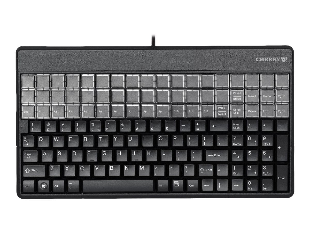 CHERRY SPOS G86-61400 - Keyboard - USB - QWERTY - US - black G86-61400EUADAA