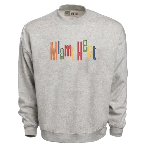 Court Culture Support Women "Miami Multicolor" Unisex Embroidered Crewneck