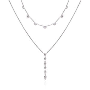 Crystal Layered Necklace
