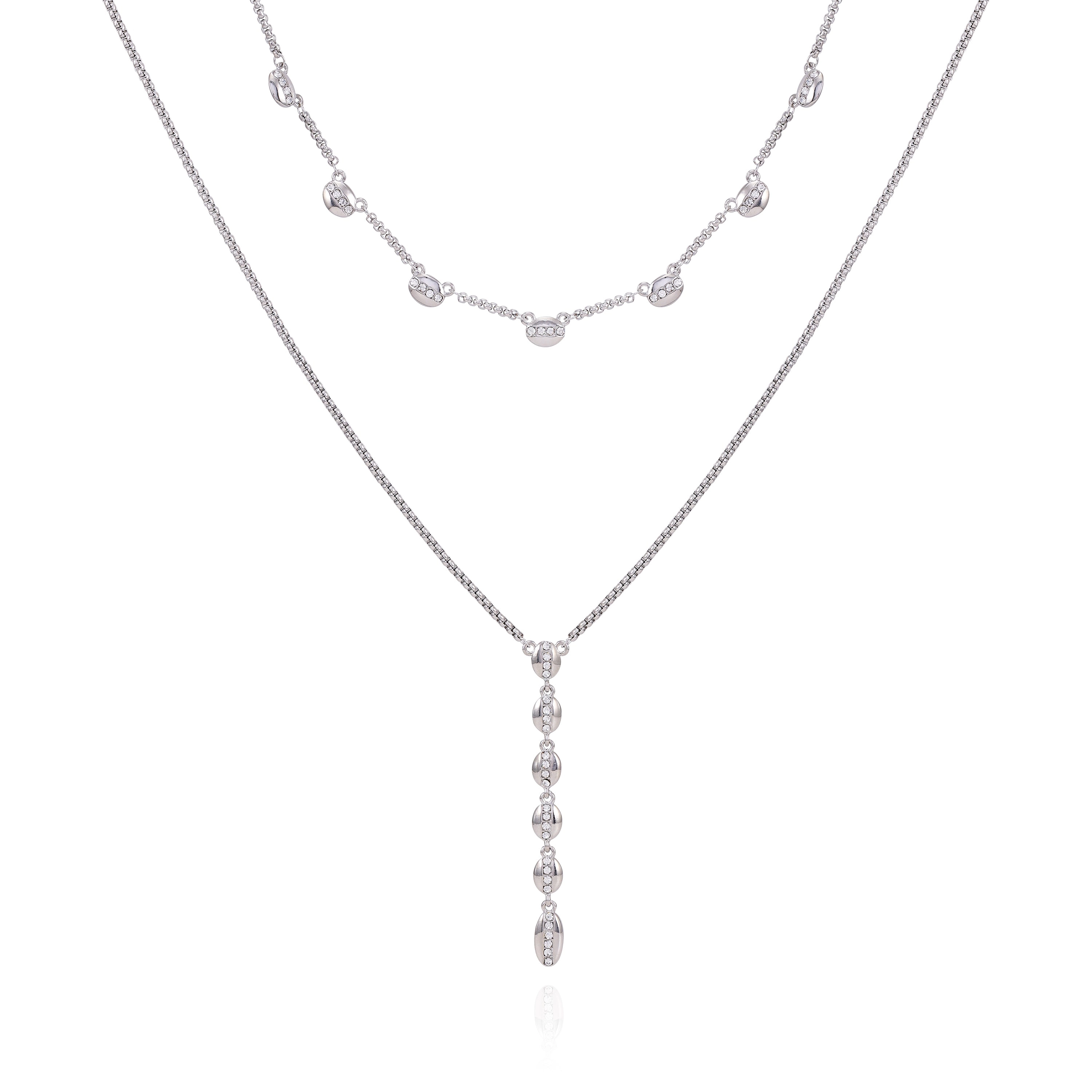 Crystal Layered Necklace