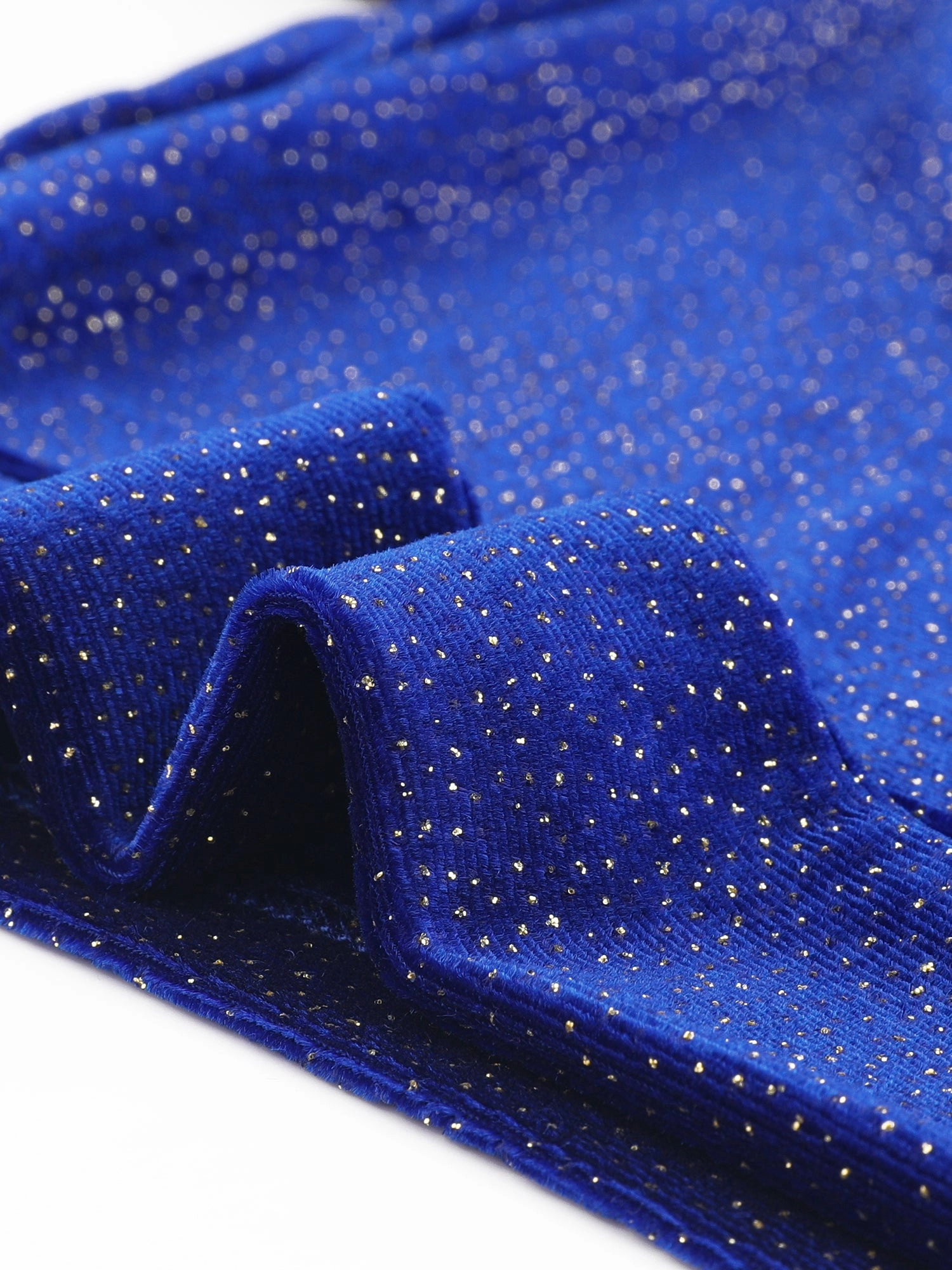 Cut Out Top Glitter Sparkle Velvet Short Sleeve Fitted Crop Tops