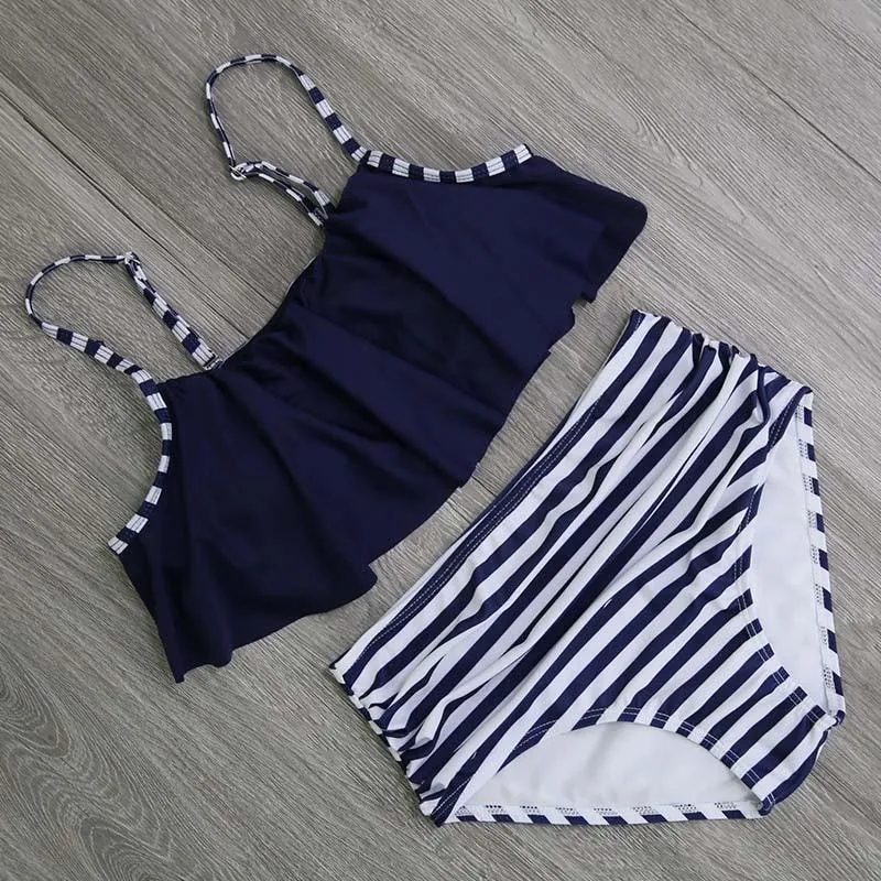 Cute Bikinis Women Swimwear High Waist Hula Honey Swimwear