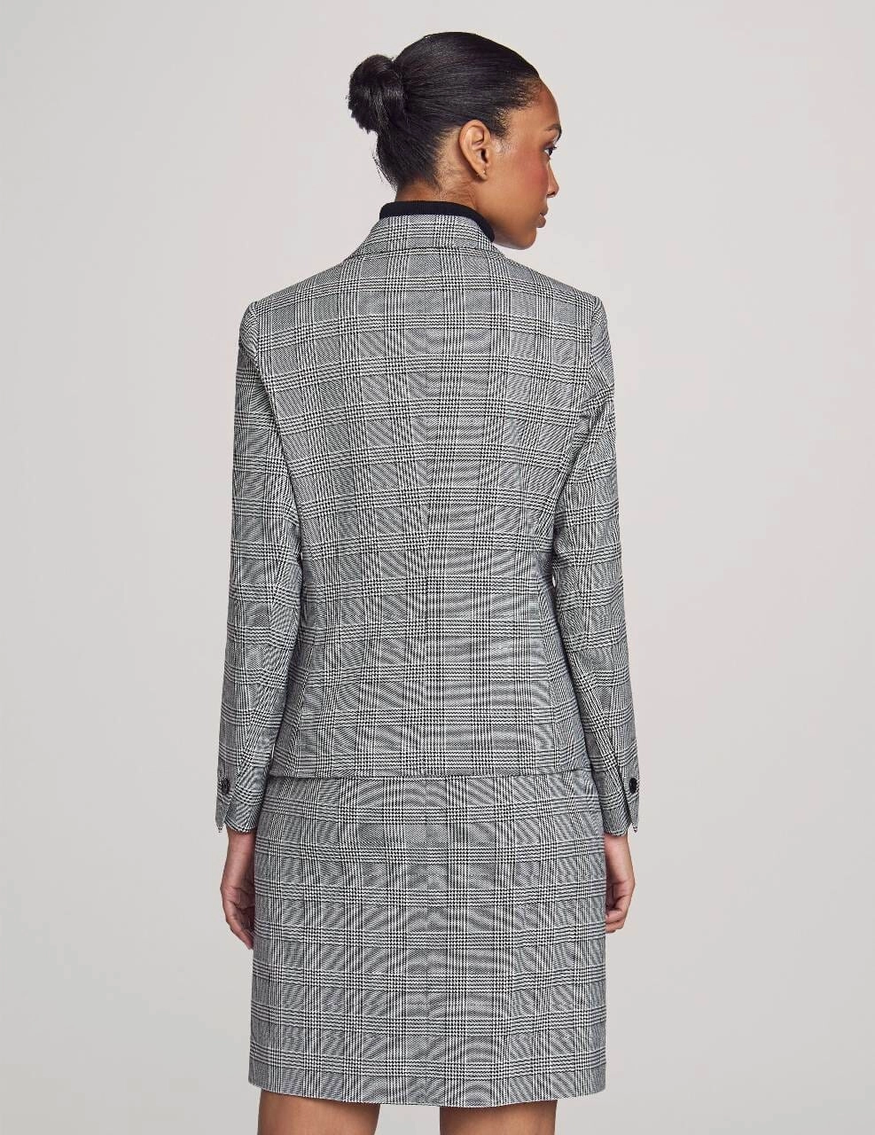 Executive Collection Plaid Jacket with Skirt- Sale