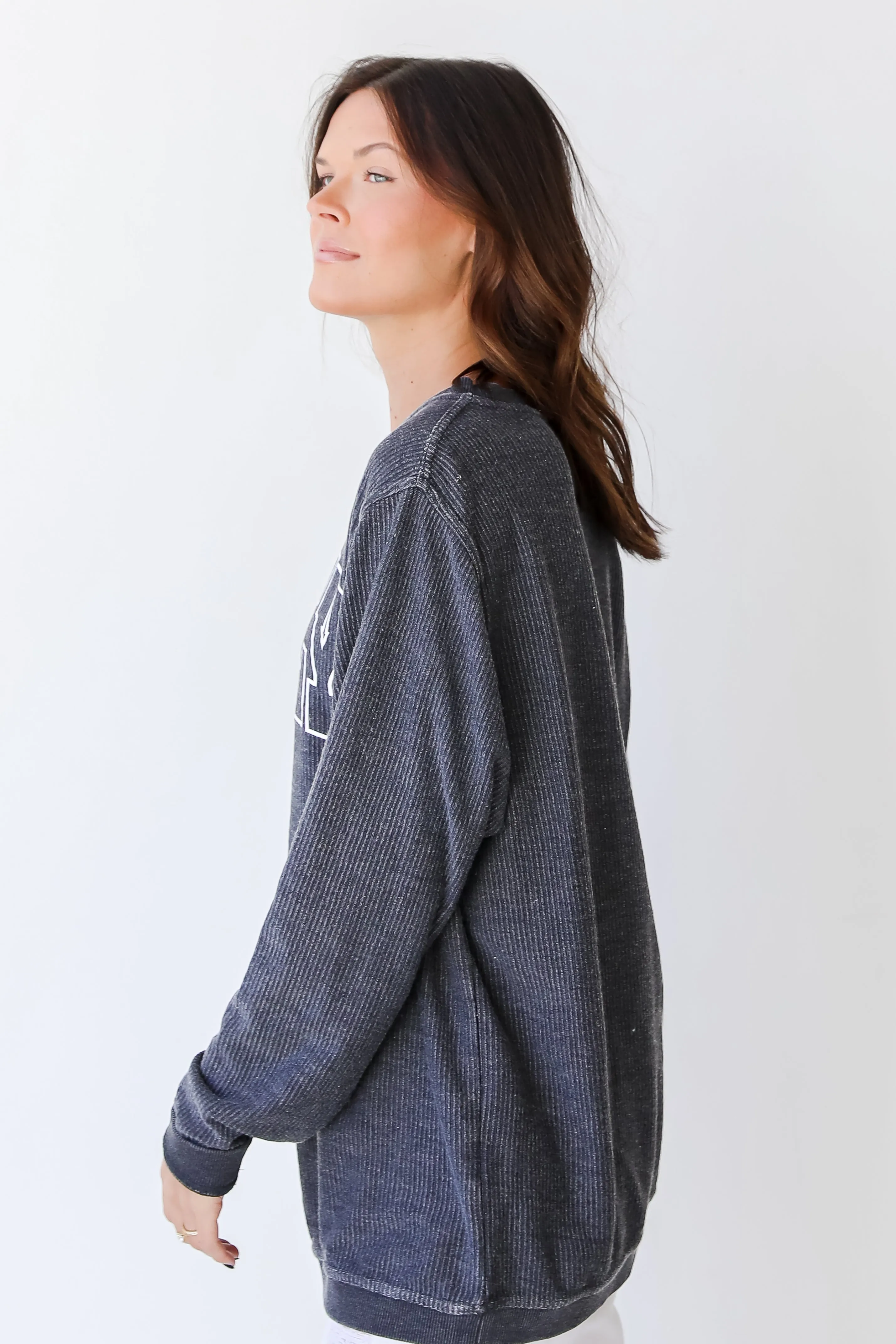 FINAL SALE - Dolly Corded Sweatshirt