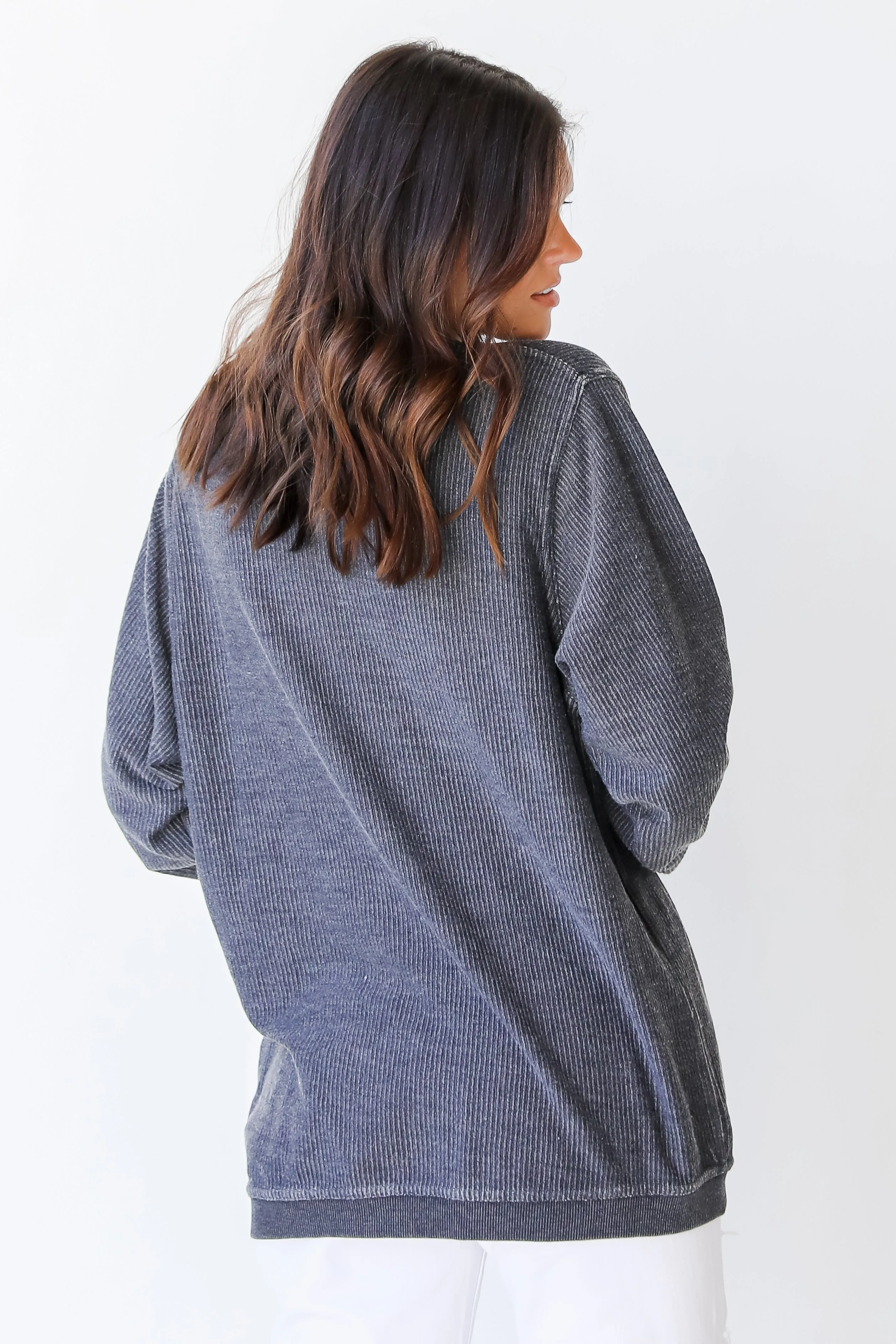 FINAL SALE - Dolly Corded Sweatshirt
