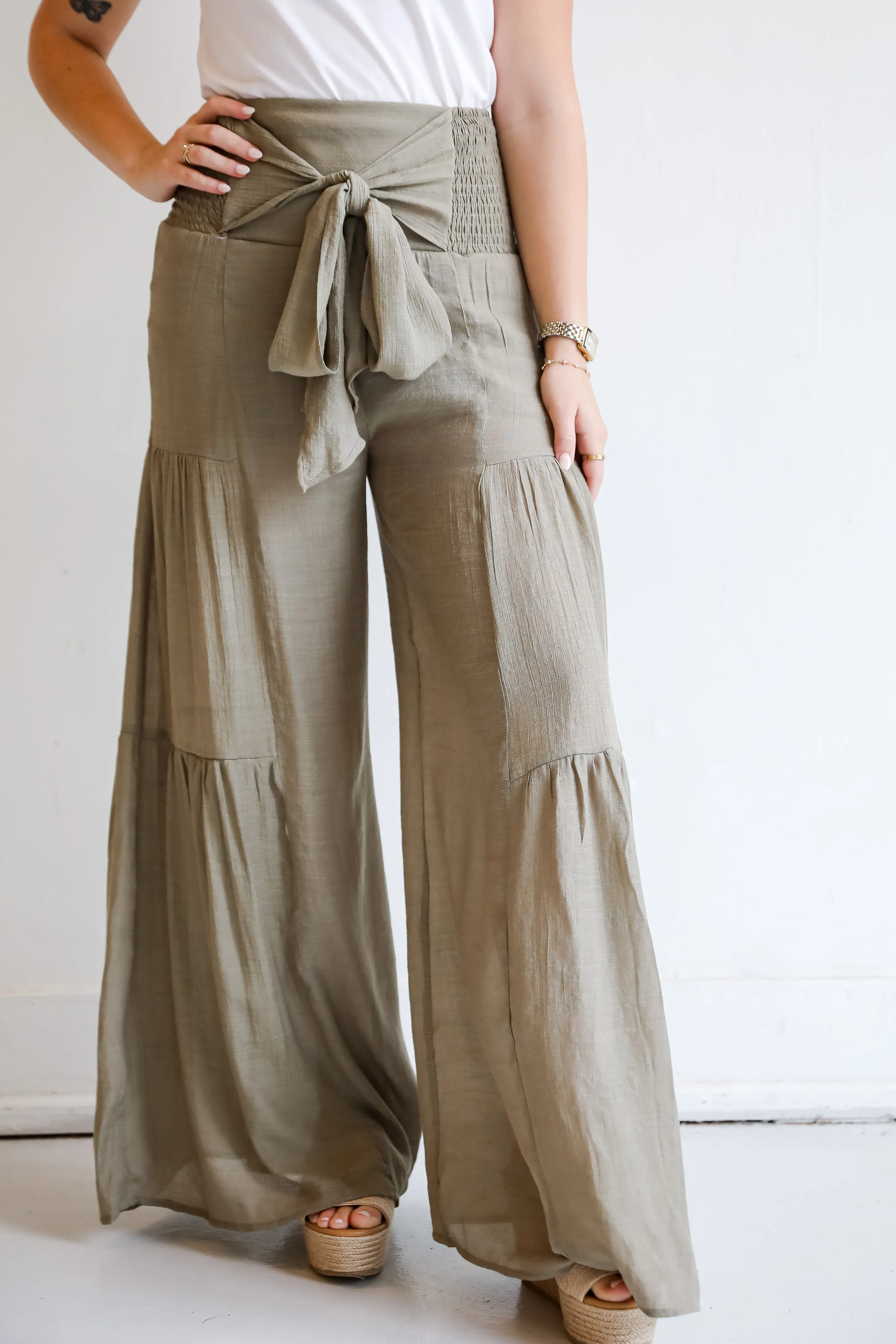 FINAL SALE - Dreamy Oasis Wide Leg Pants - DU DEAL