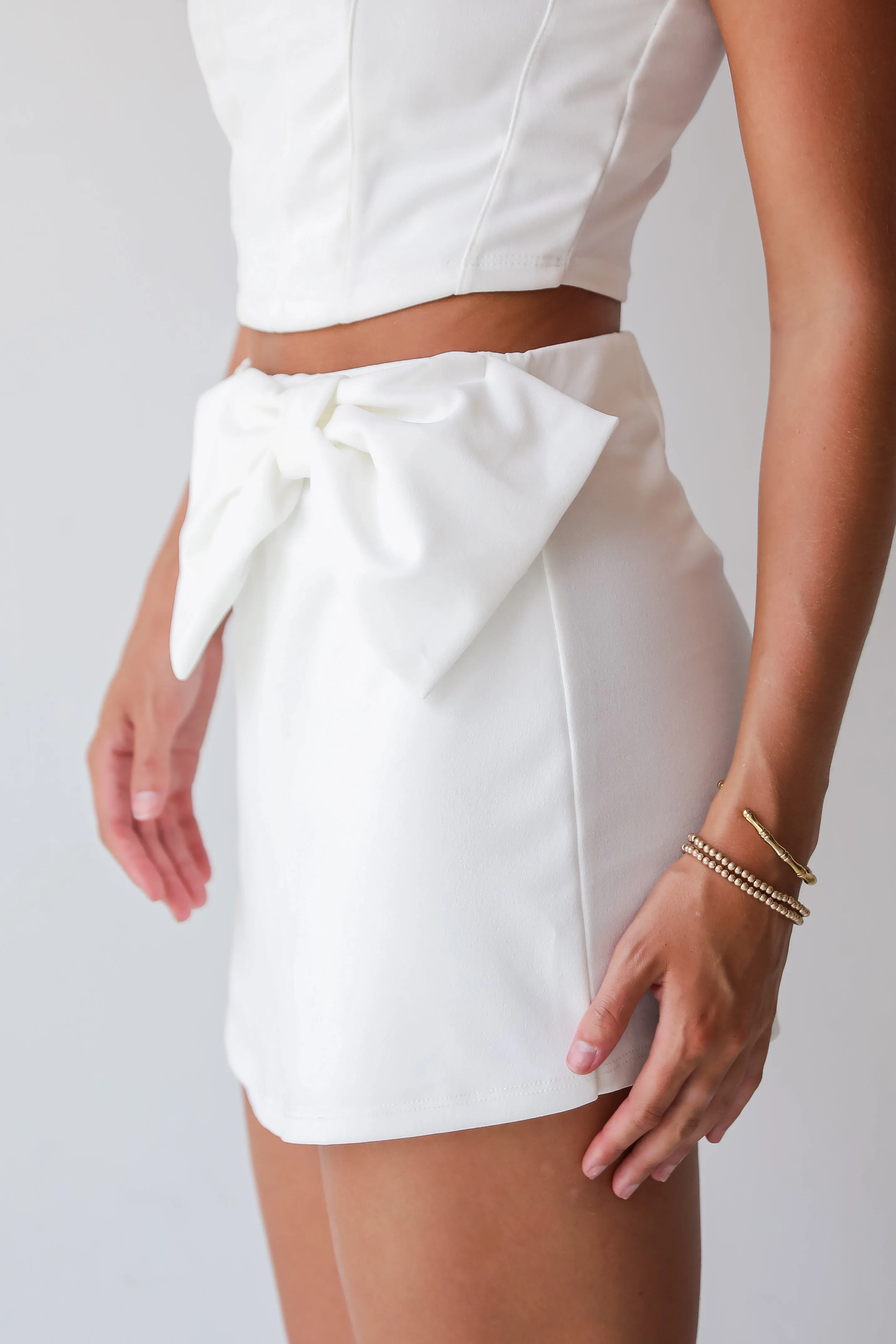 FINAL SALE - I'm All In Bow Skort