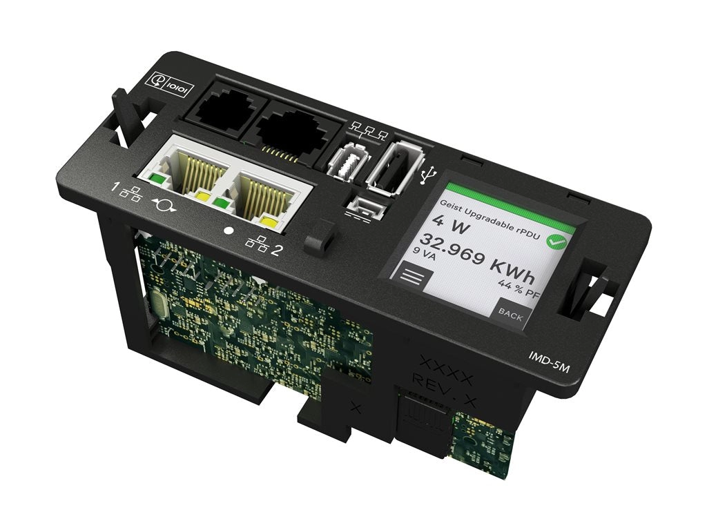 Geist Monitored Unit Level MN05M4B1-24D203-3TL5A0A10-S - Power distribution unit - AC 120 V - 2.8 kW - Ethernet 10/100/1000, VP4N30AP