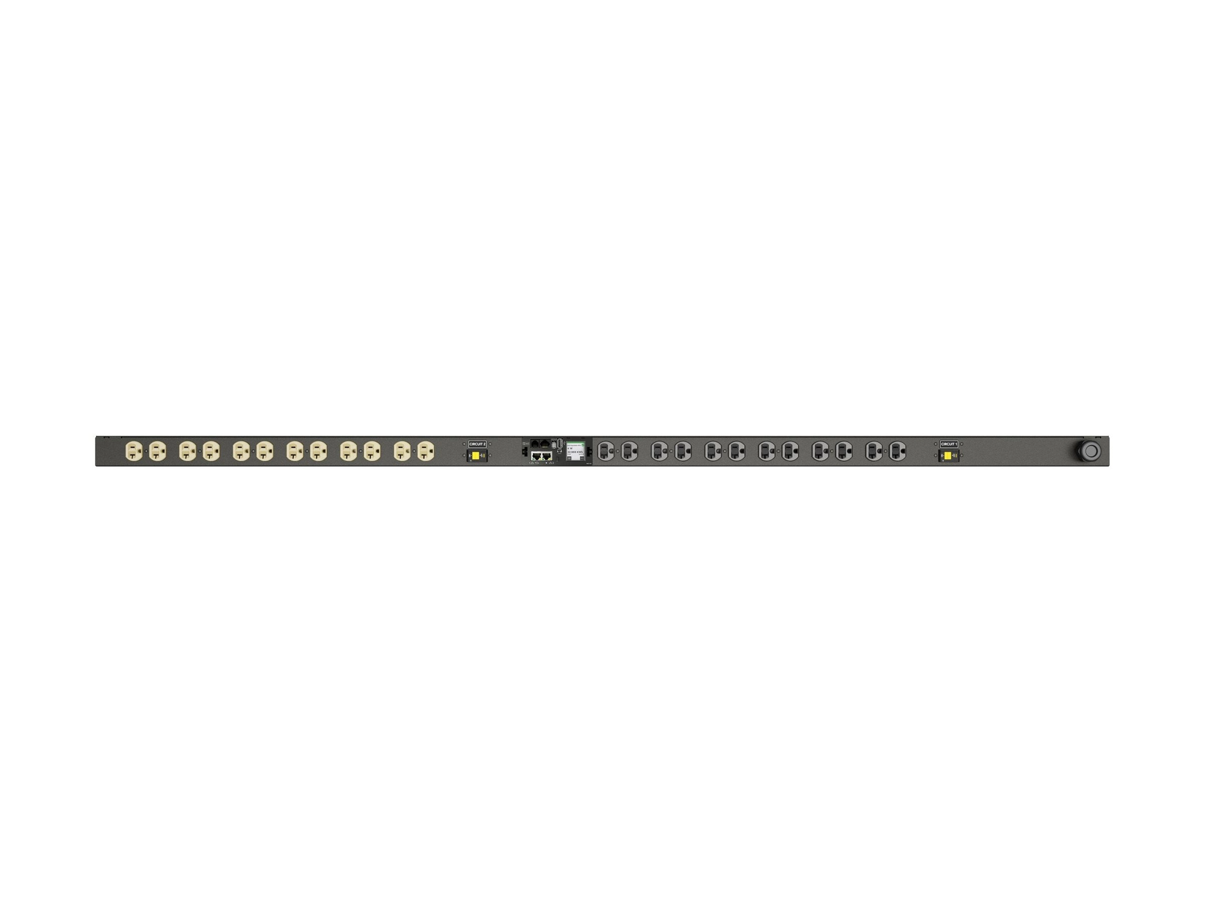 Geist Monitored Unit Level MN05M4B1-24D203-3TL5A0A10-S - Power distribution unit - AC 120 V - 2.8 kW - Ethernet 10/100/1000, VP4N30AP