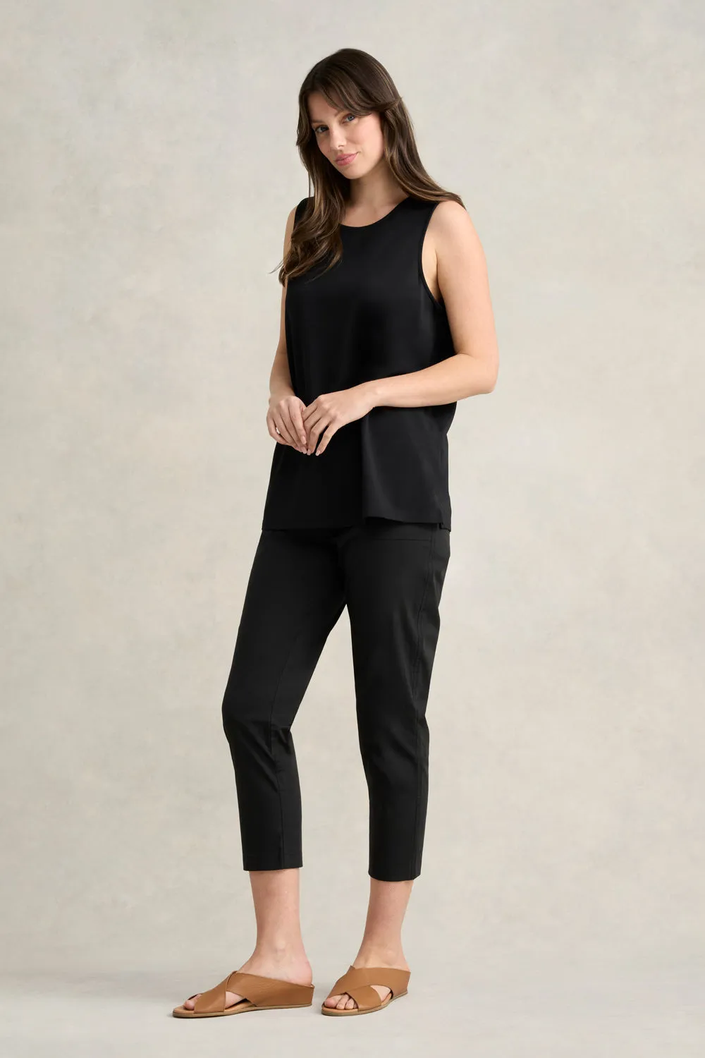 High Twist Jersey Cami - Black