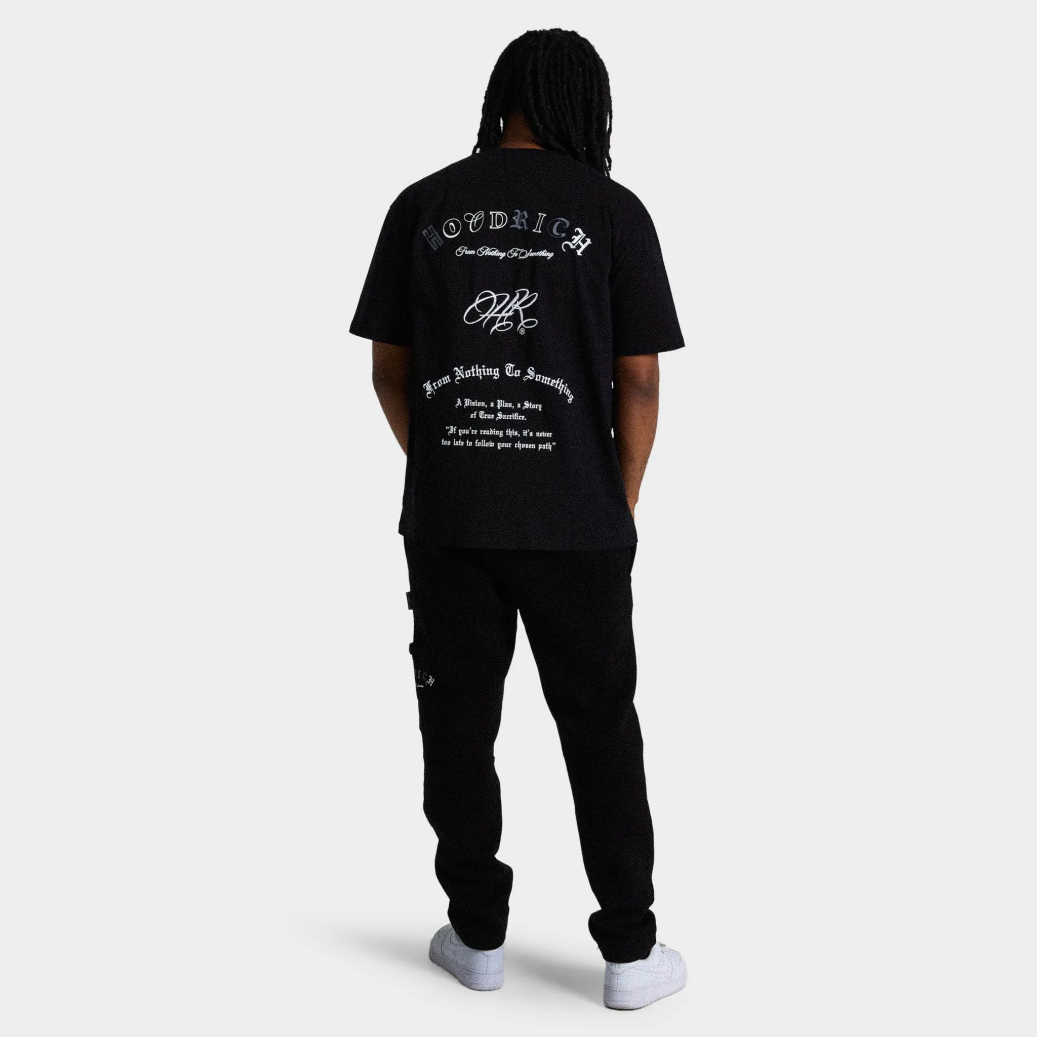 Hoodrich Heat Graphic T-Shirt Black / White - Lava Smoke