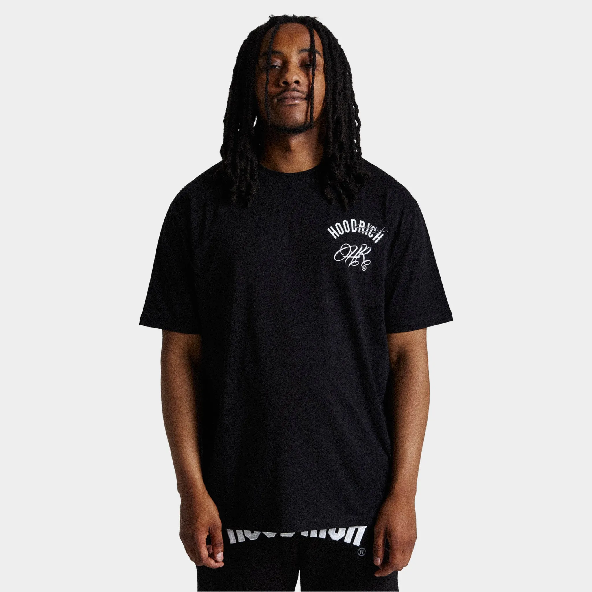 Hoodrich Heat Graphic T-Shirt Black / White - Lava Smoke
