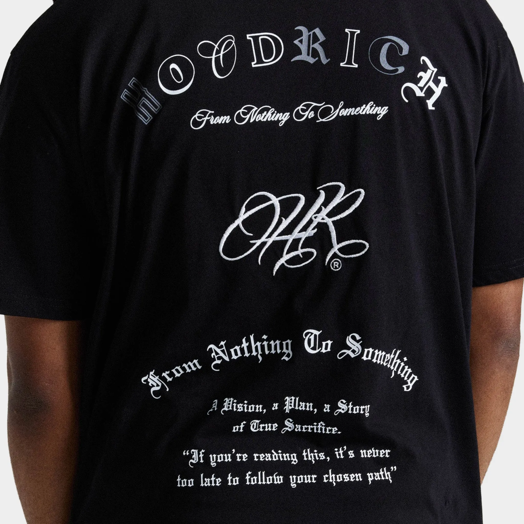 Hoodrich Heat Graphic T-Shirt Black / White - Lava Smoke