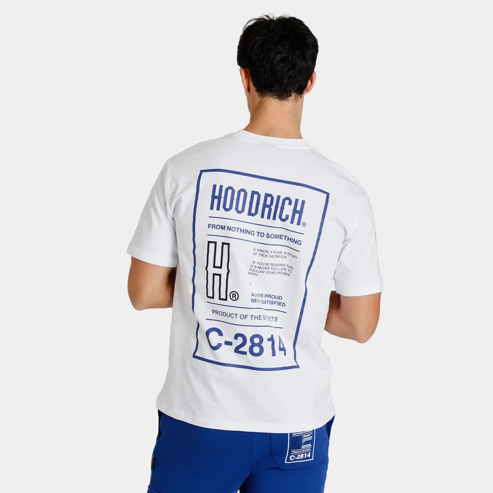 Hoodrich OG Akira V6 T-Shirt White / Sodalite Blue - Black