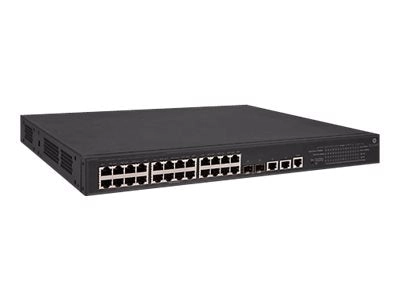 HPE FlexNetwork 5130-24G-PoE -2SFP -2XGT (370W) EI - Switch - L3 - managed - 24 x 10/100/1000 (PoE )   2 x 1 Gigabit / 10 Gigabit JG940A#B2E