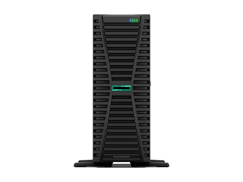HPE ProLiant ML350 Gen11 Base - Server - tower 4U - 2-way - 1 x Xeon Silver 4410Y / up to 3.9 GHz - RAM 32 GB - SATA/SAS - hot-swap P53564-371