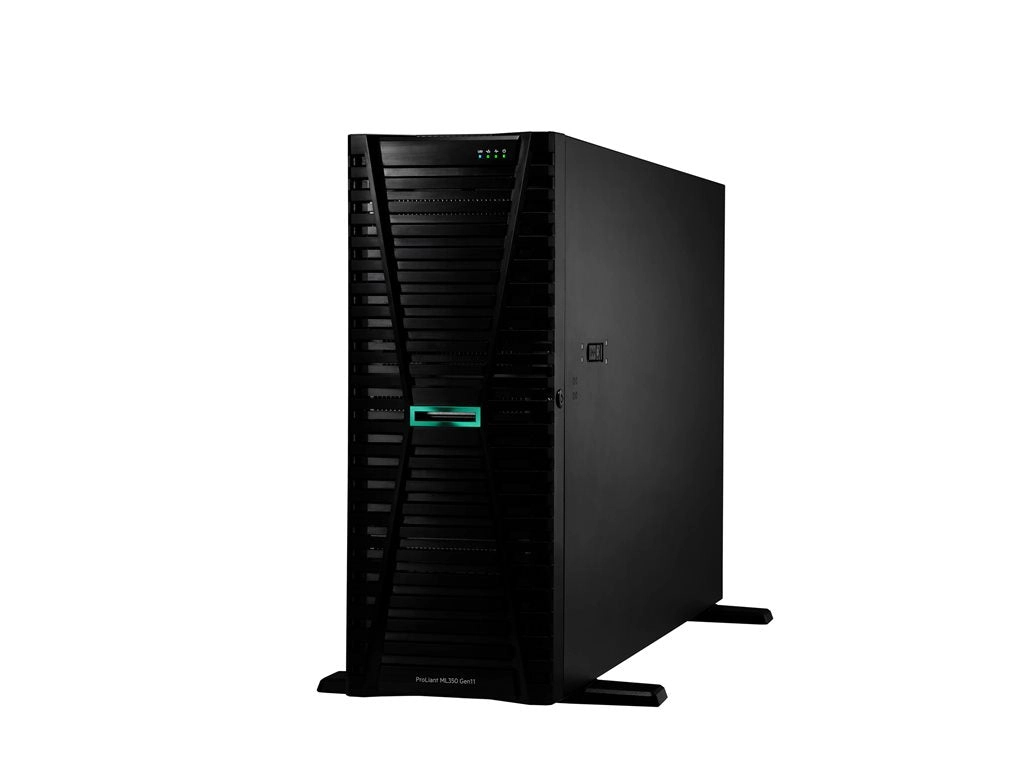 HPE ProLiant ML350 Gen11 Base - Server - tower 4U - 2-way - 1 x Xeon Silver 4410Y / up to 3.9 GHz - RAM 32 GB - SATA/SAS - hot-swap P53564-371