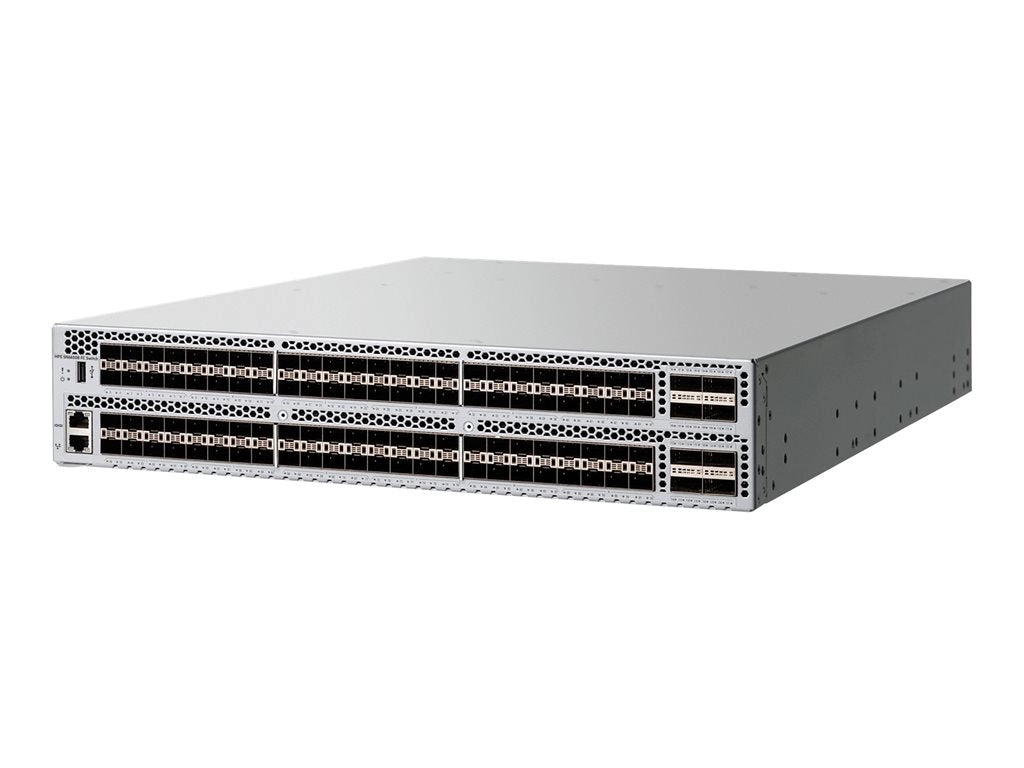 HPE SN6650B 32Gb 128/48 48-port 32Gb Short Wave SFP  Integrated Fibre Channel Switch - B-Series - switch - support secure optics Q9V95C#AC3