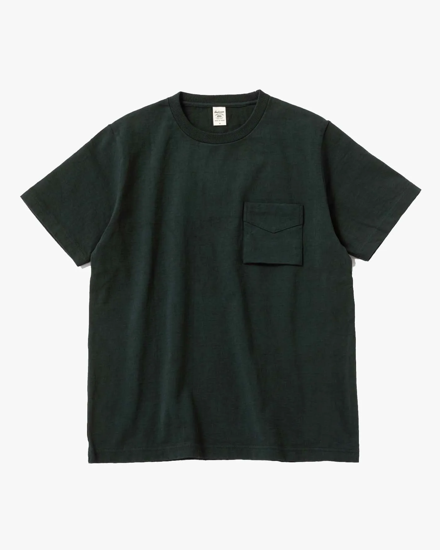 Jackman Dotsume Pocket Tee - Dark Ivy