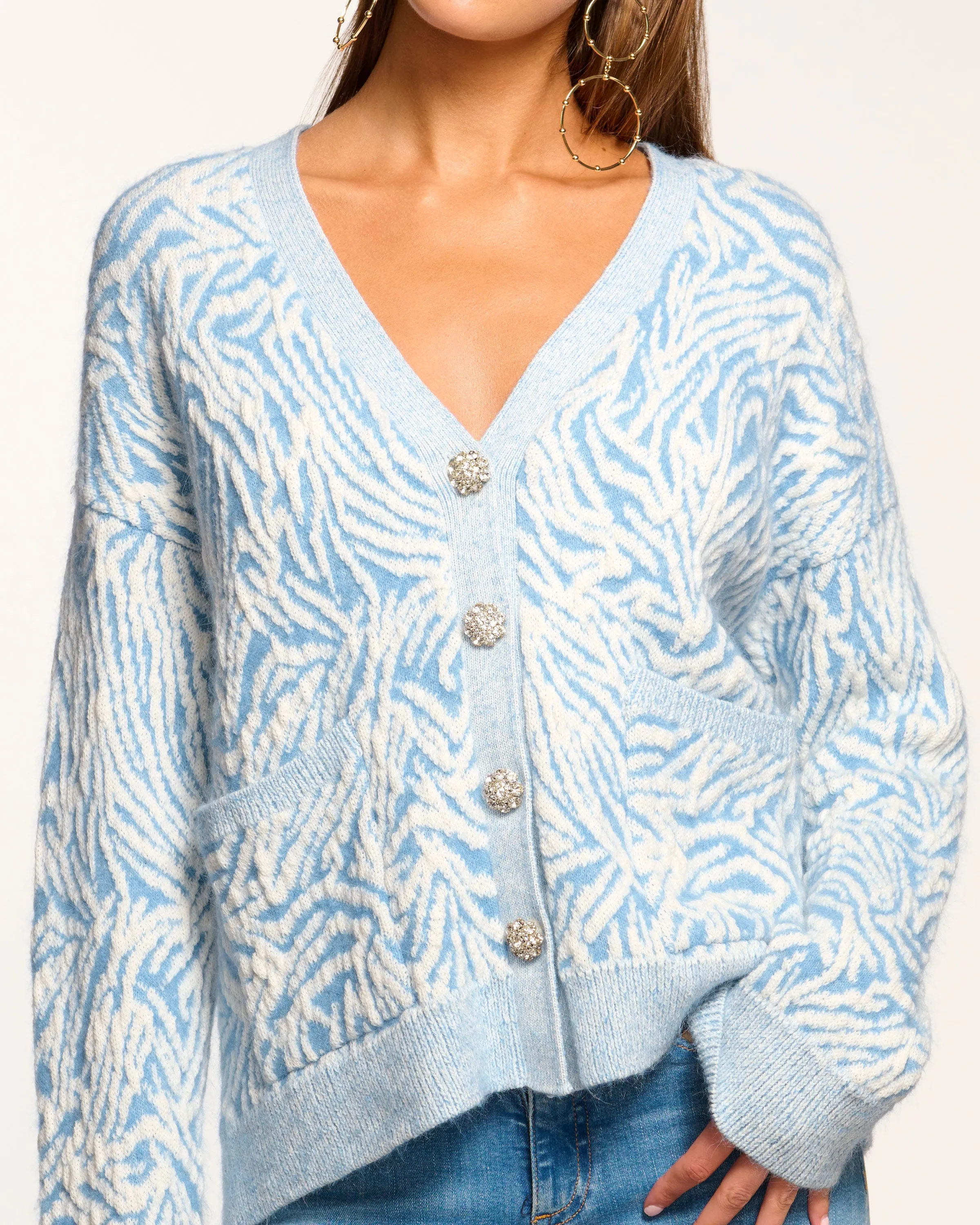 Jelena V-Neck Cardigan Sweater