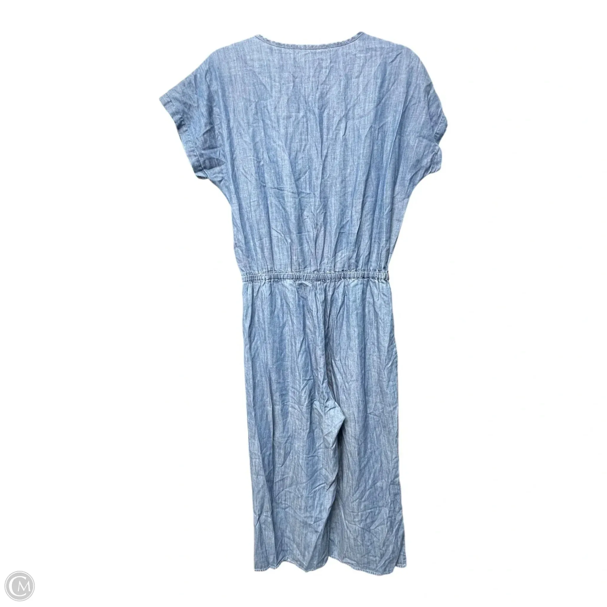 Jumpsuit By Clothes Mentor In Blue Denim, Size: M