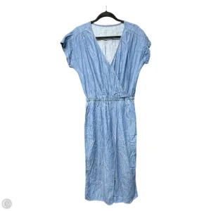 Jumpsuit By Clothes Mentor In Blue Denim, Size: M