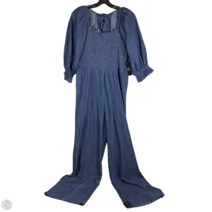 Jumpsuit By New York And Co In Blue Denim, Size: M