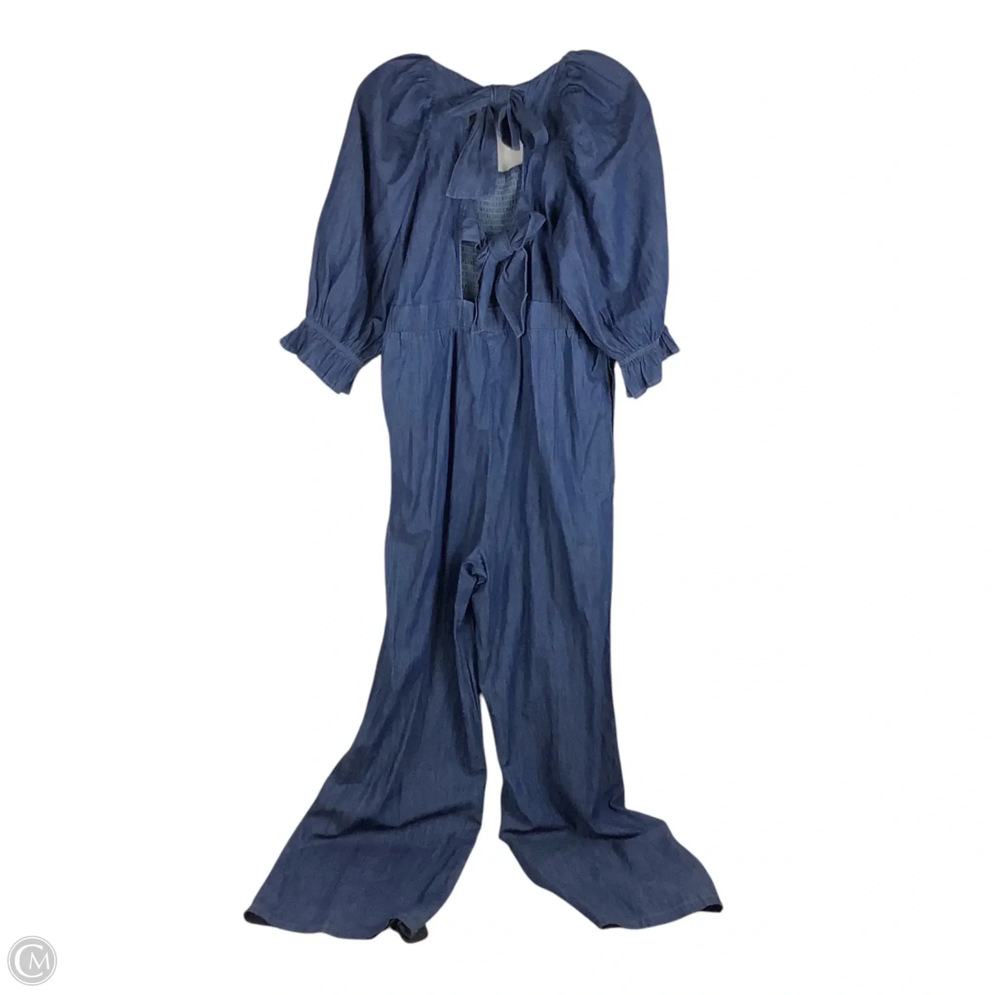 Jumpsuit By New York And Co In Blue Denim, Size: M