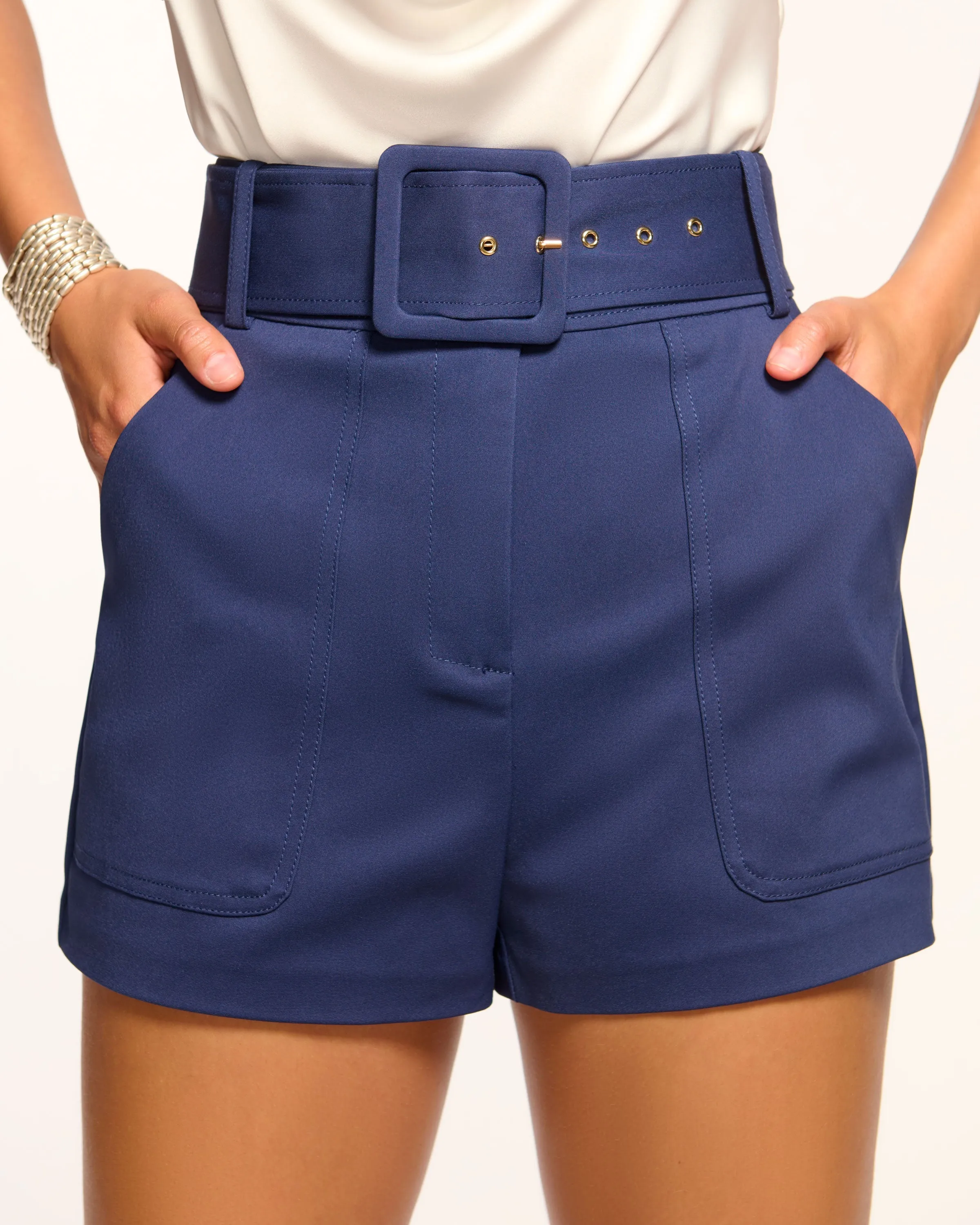 Kasey Belted Mini Short