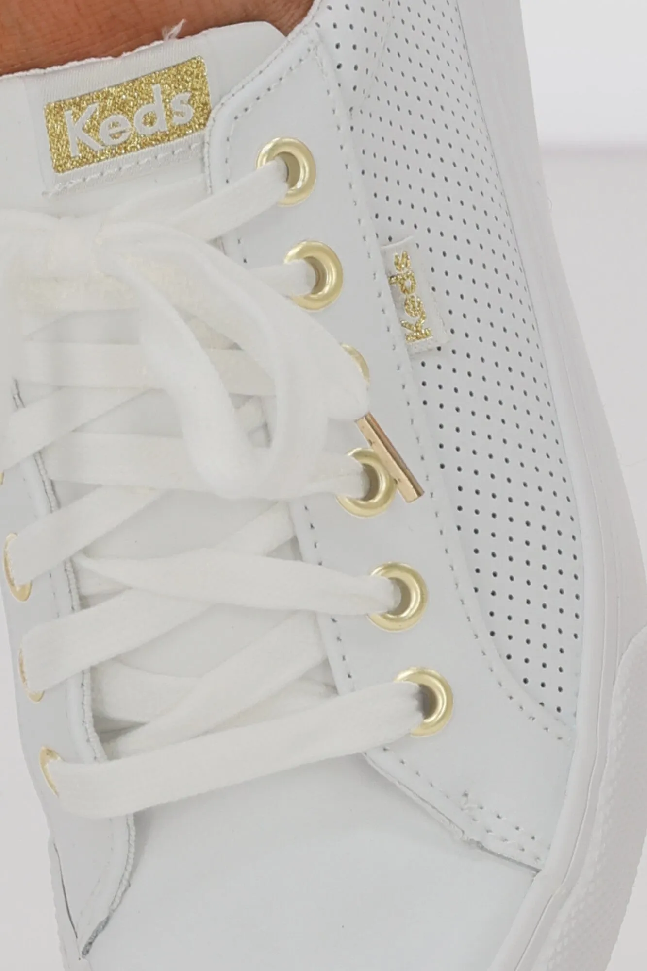 Keds Jump Kick Leather Sneaker White