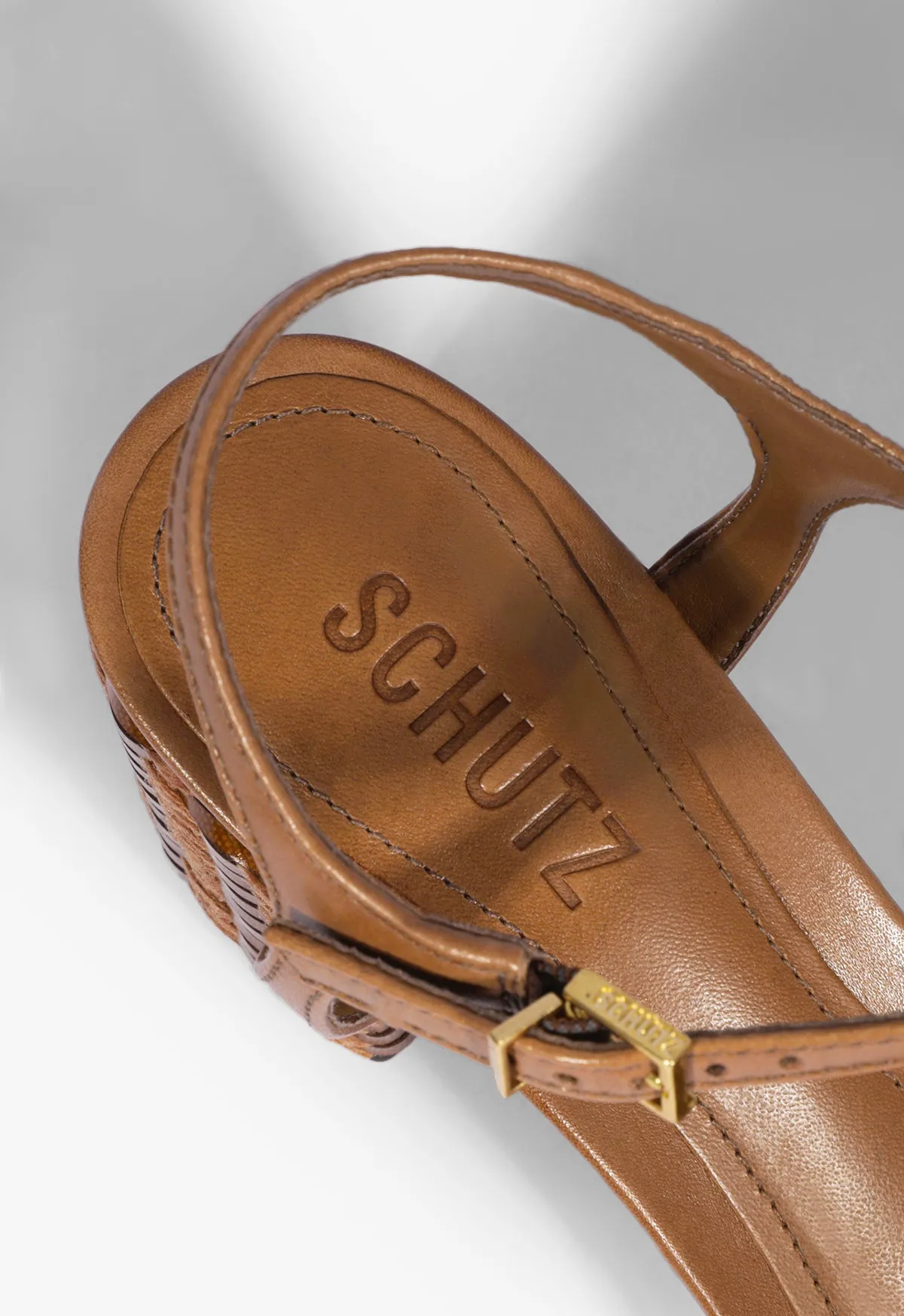 Keefa Mid Block Sandal