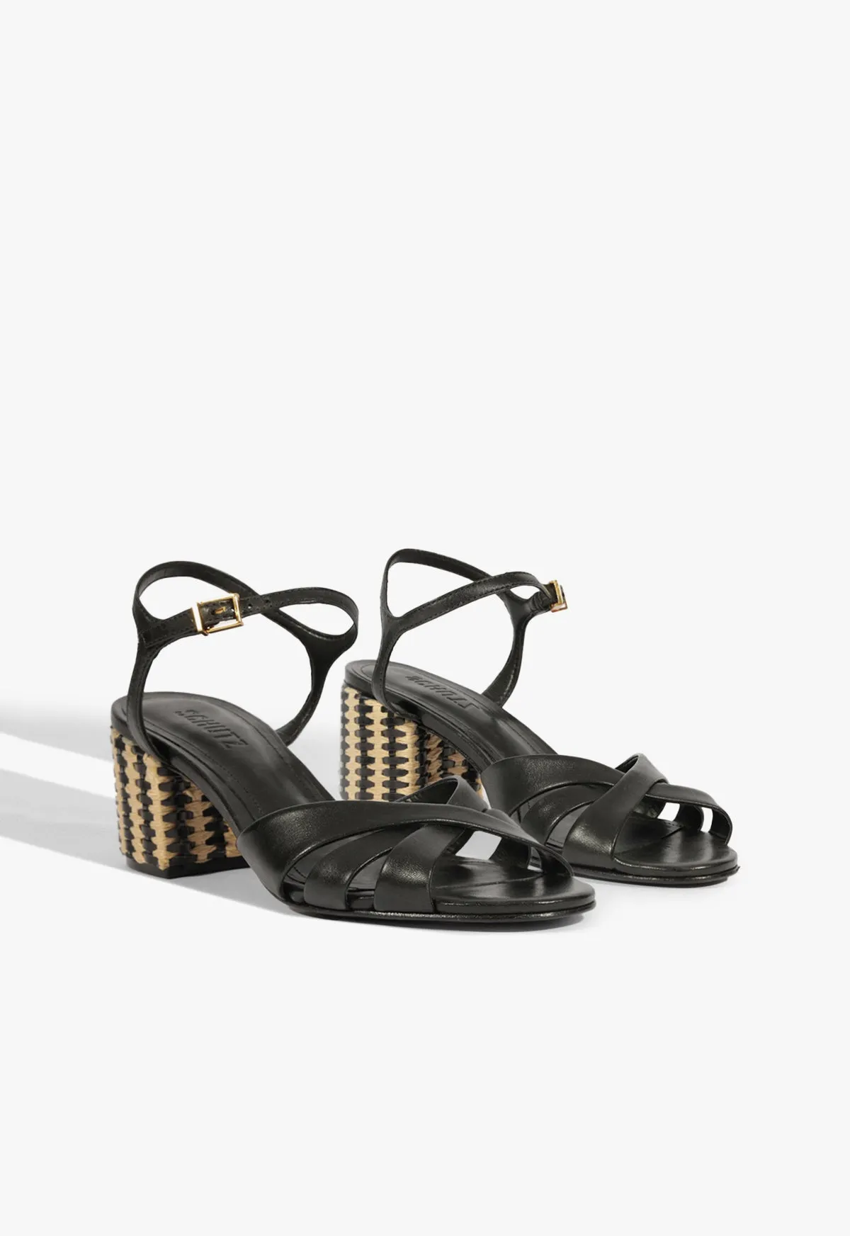 Keefa Mid Block Sandal