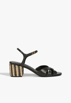 Keefa Mid Block Sandal